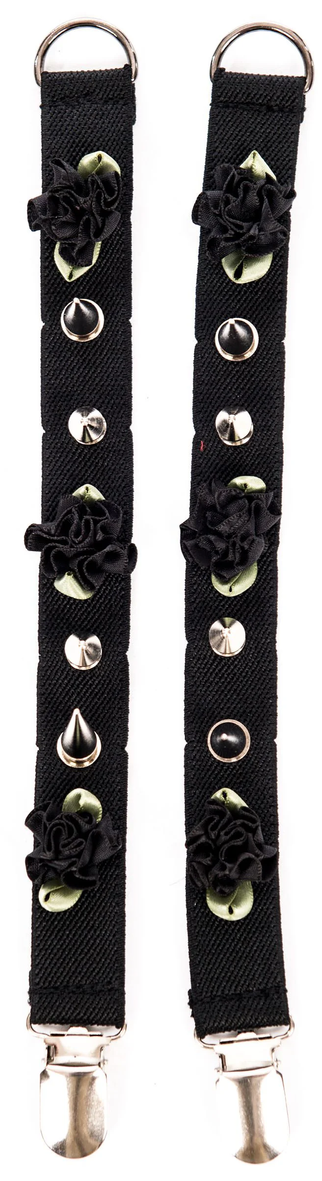 Spikes and Flower Shoe Garter - Light Purple - Image 5