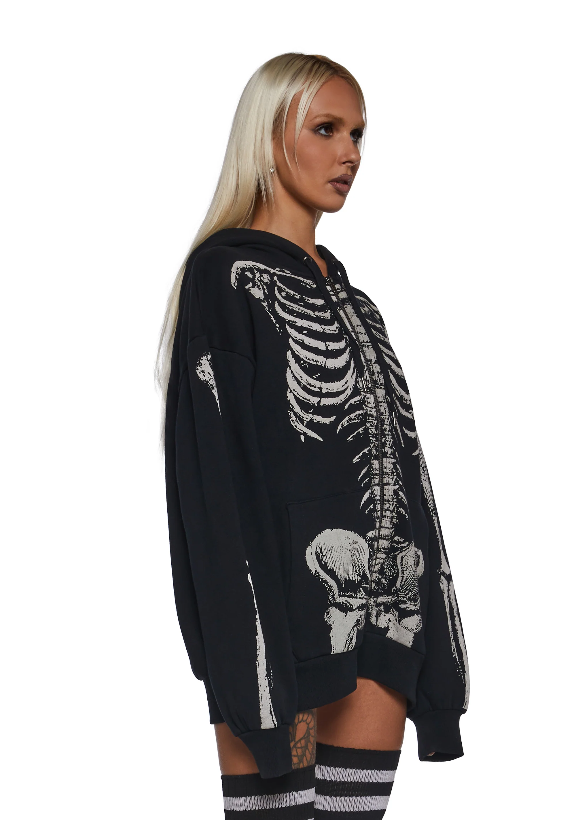 Spine Chiller Zip-Up Hoodie - Image 3