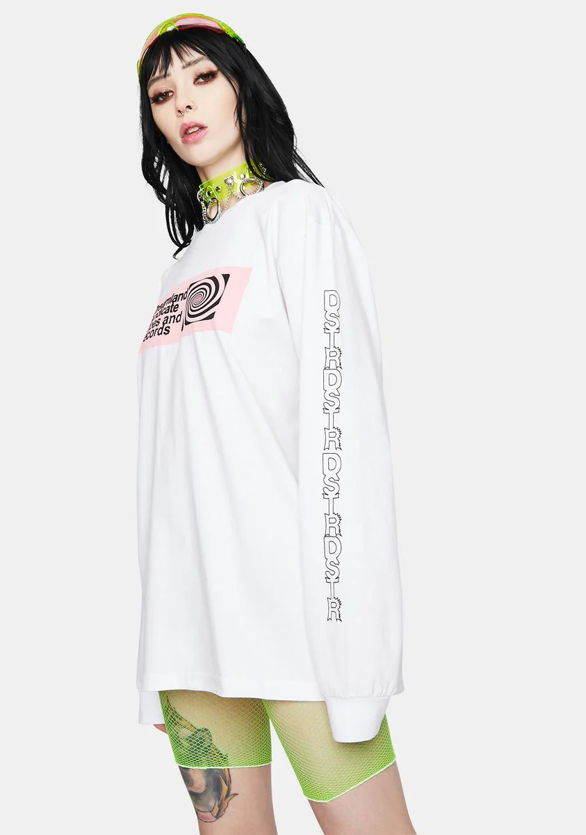 Spiral Long Sleeve Graphic Tee - Image 2