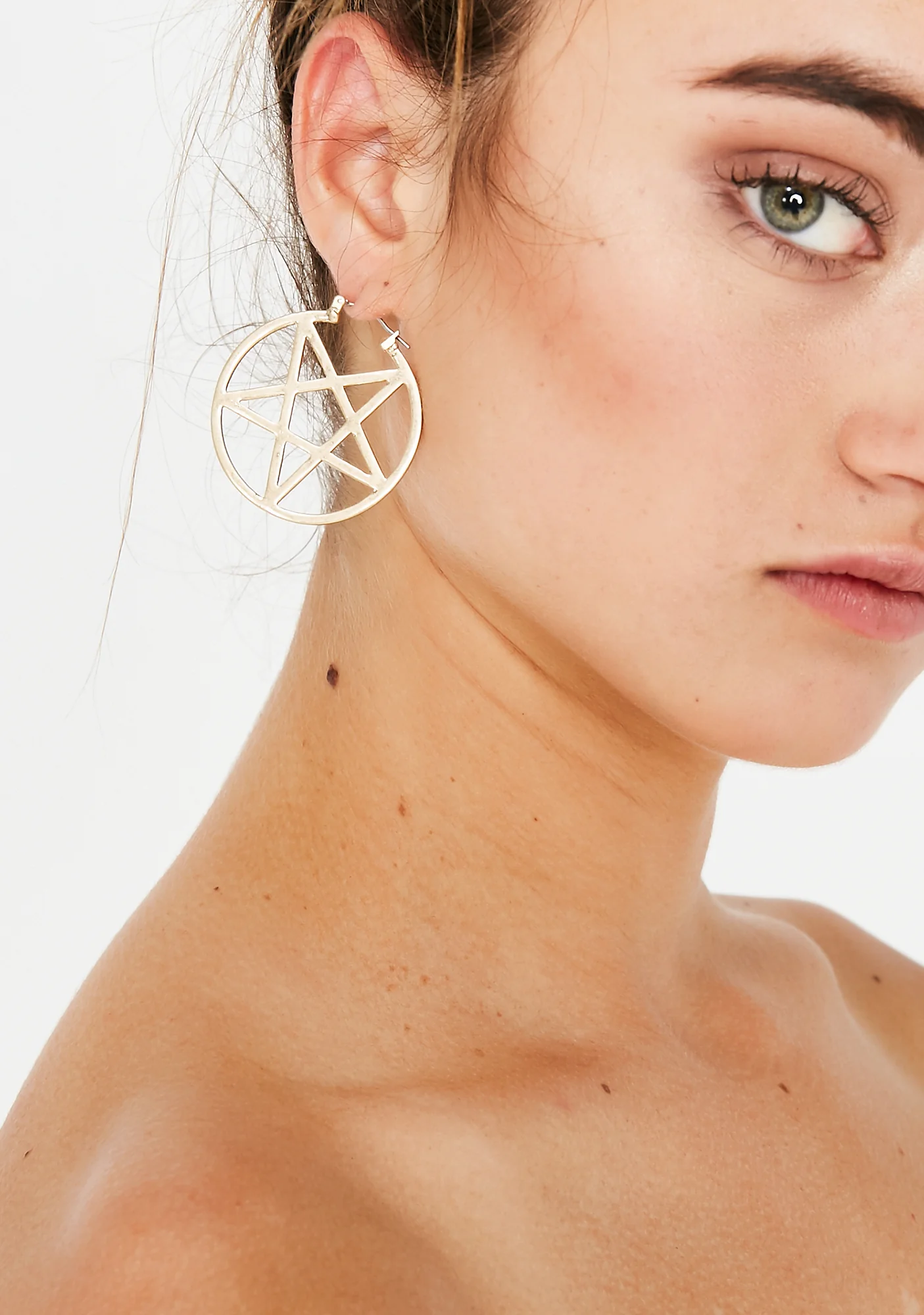 Spiritual Gathering Pentagram Earrings - Image 3