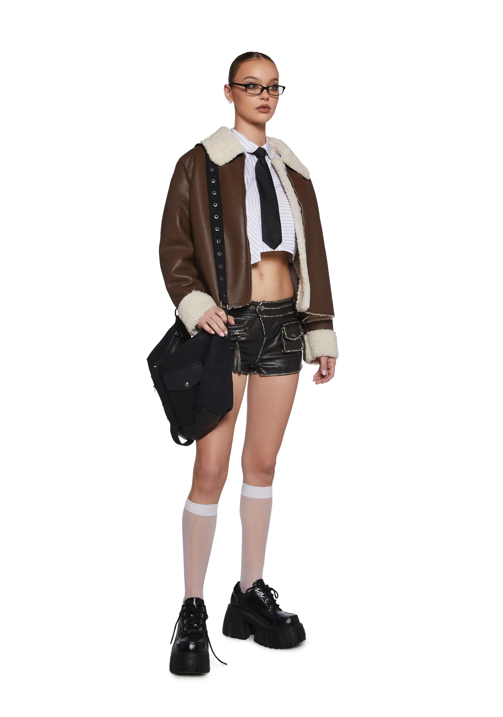Spitfire Romance Vegan Leather Coat - Image 2