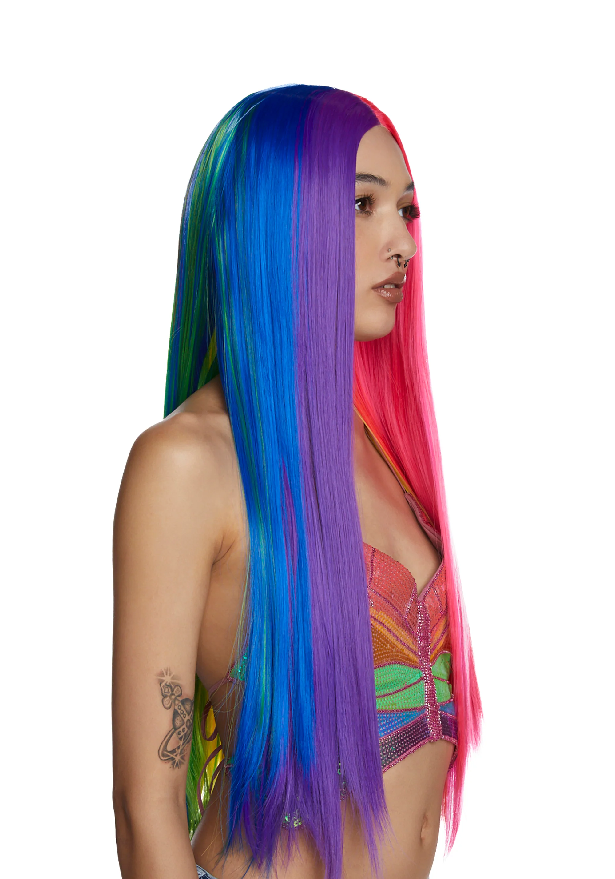Splendid Wonderland Rainbow Wig - Image 3