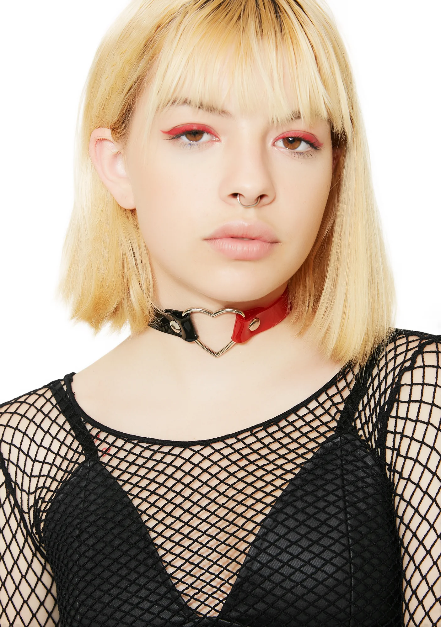 Split Love Heart Choker - Image 4