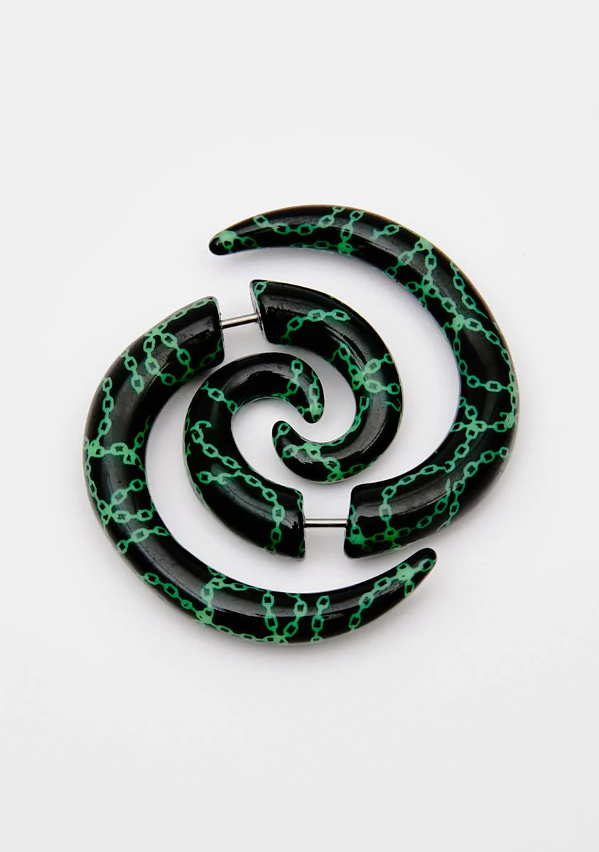 Spoiled Rotten Swirl Earrings - Image 2