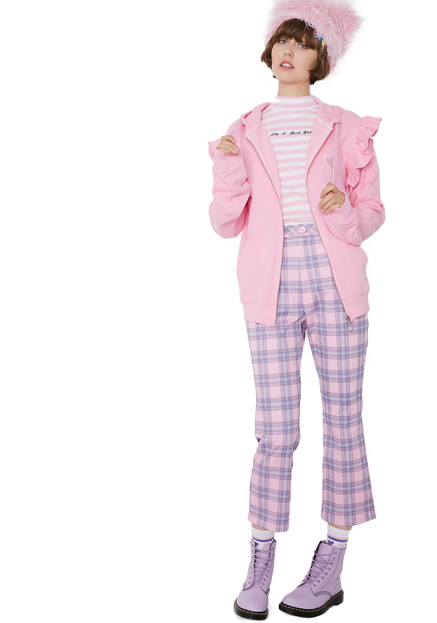 Spoilt Pink Hoodie - Image 5