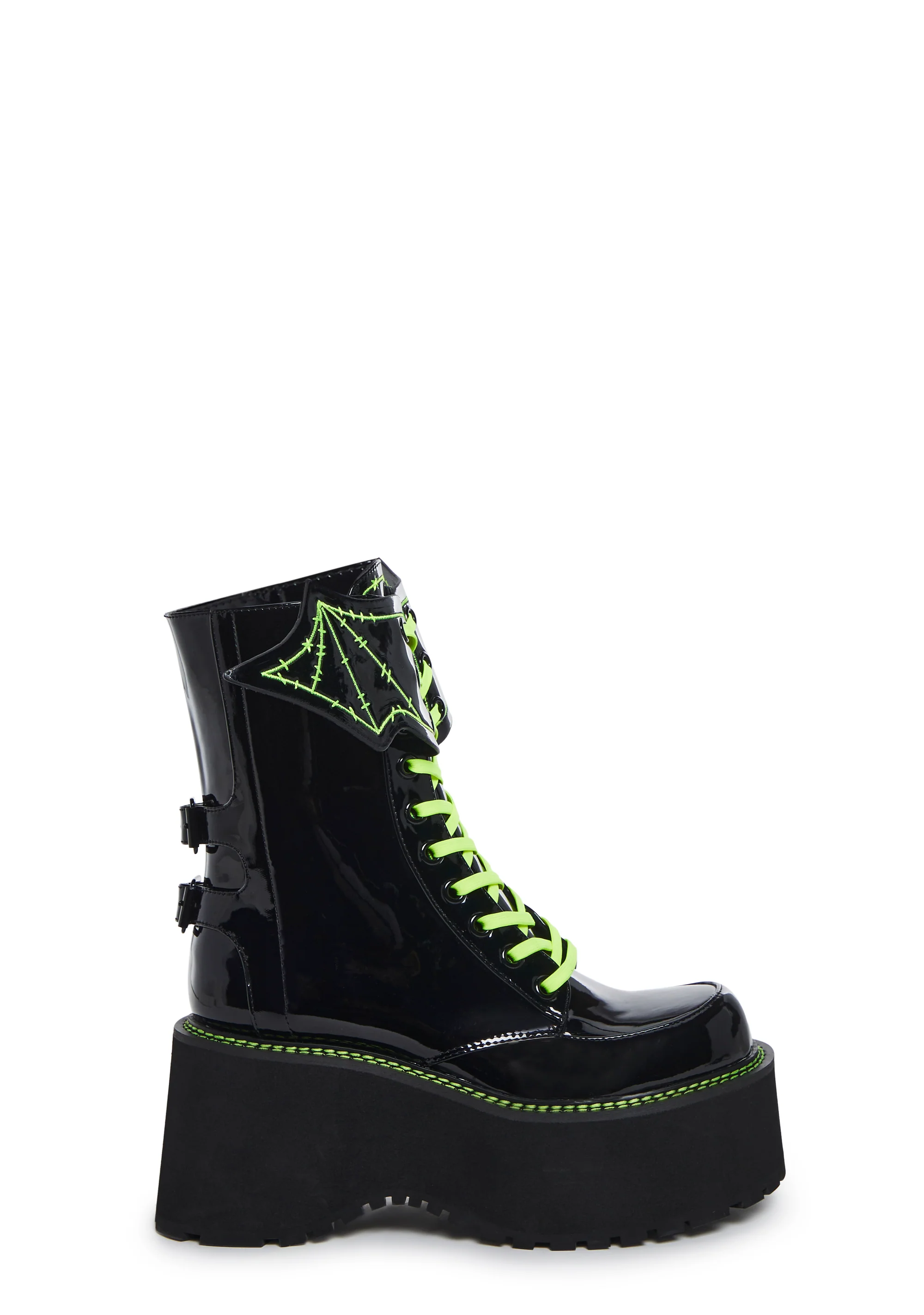 Spooky Bat Combat Boots - Image 3
