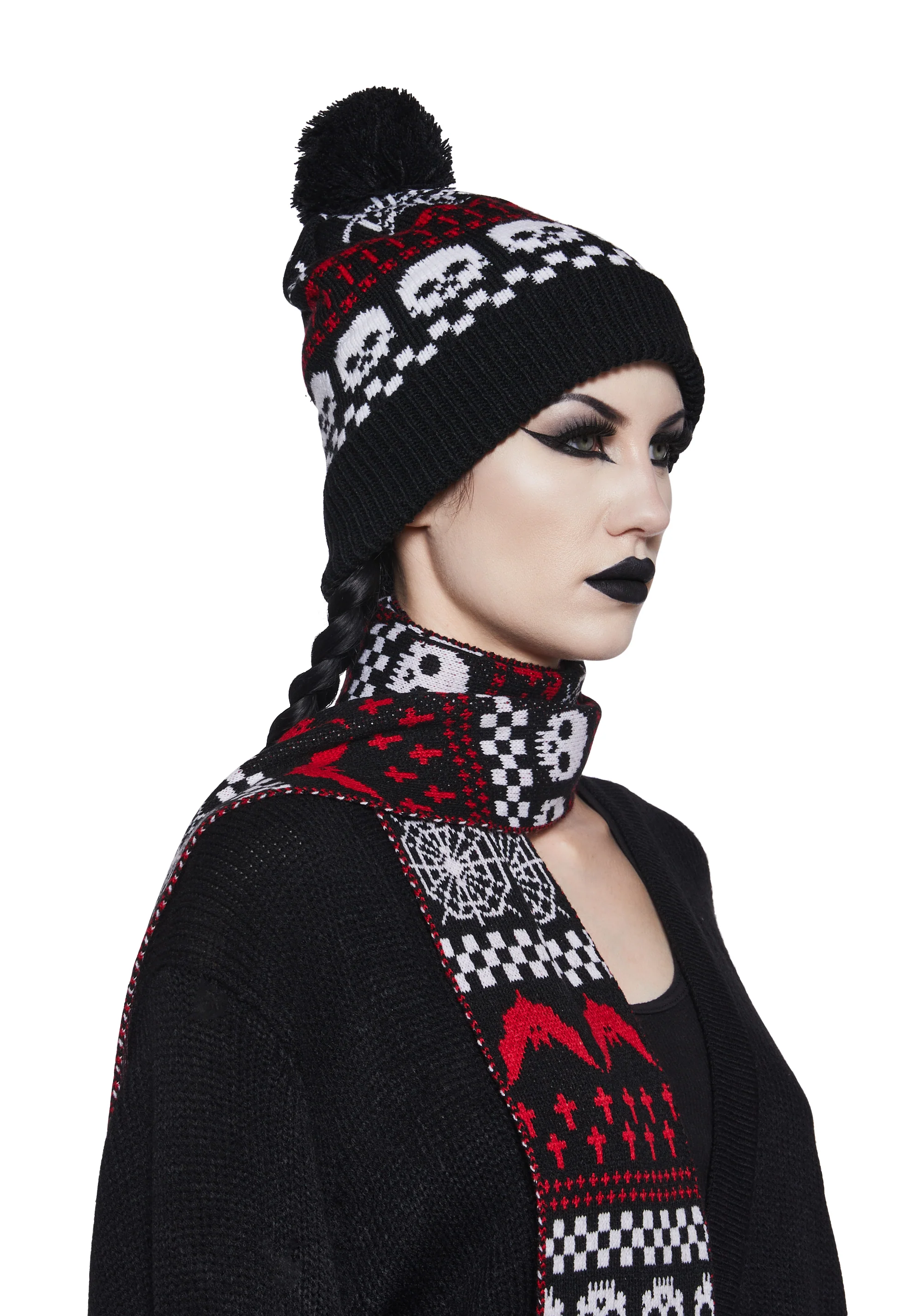 Spooky Wishes Beanie And Scarf Set - Image 2
