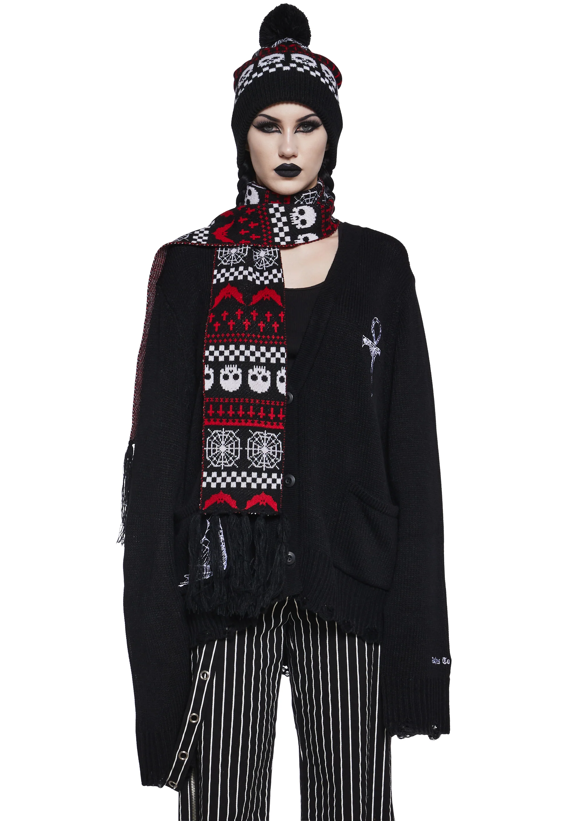 Spooky Wishes Beanie And Scarf Set - Image 5