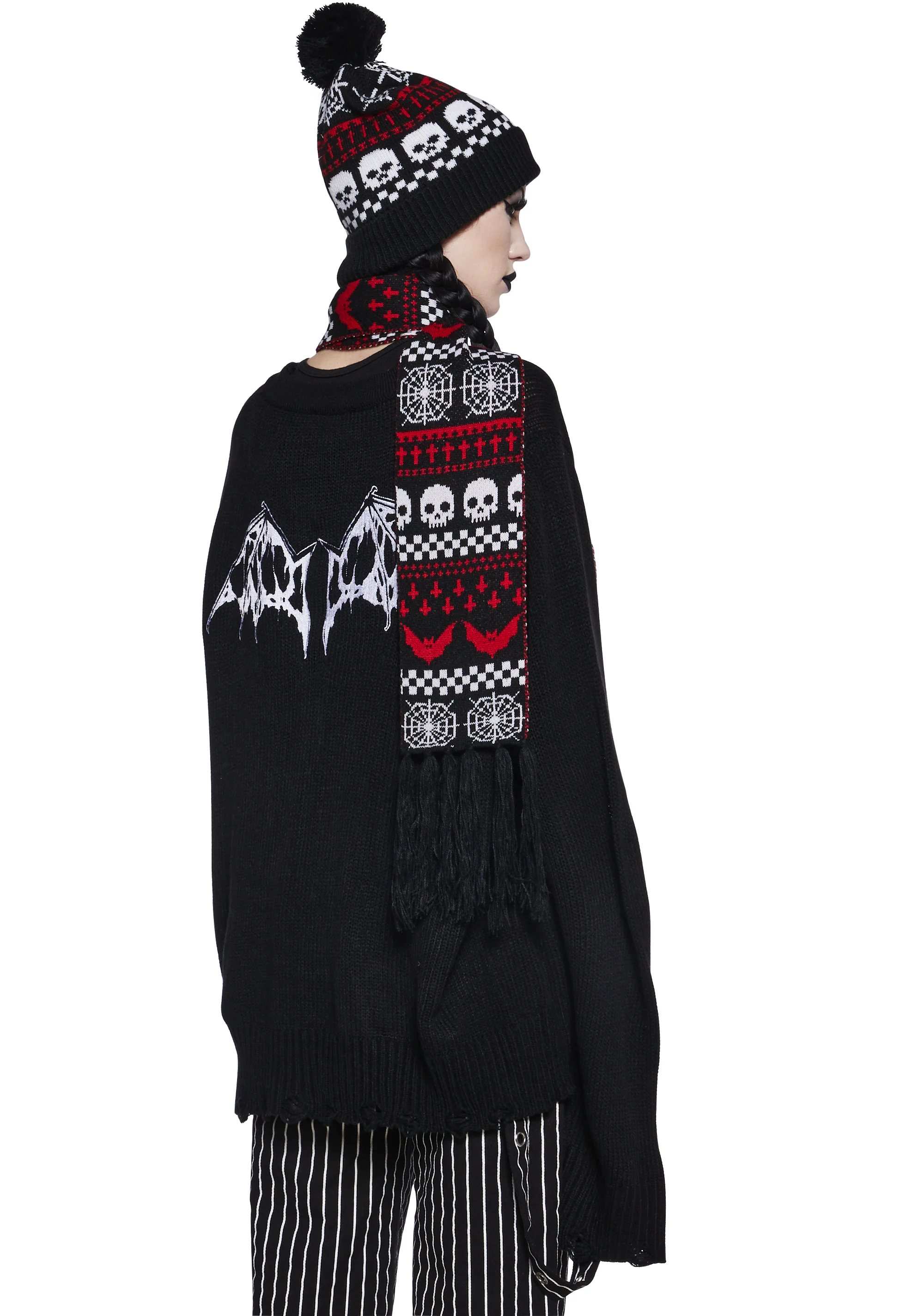 Spooky Wishes Beanie And Scarf Set - Image 6