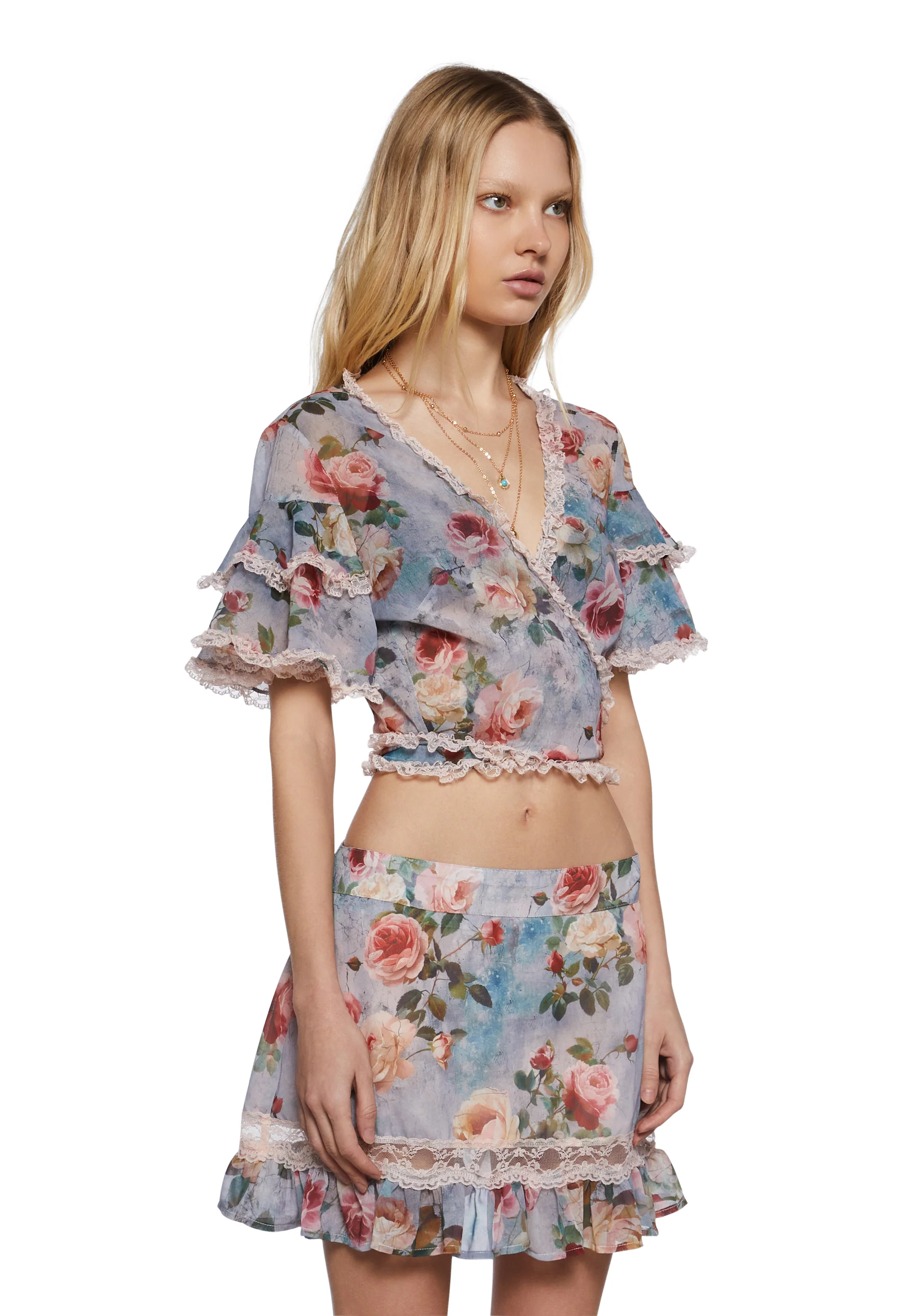 Springtime Seductions Ruffled Blouse - Image 3