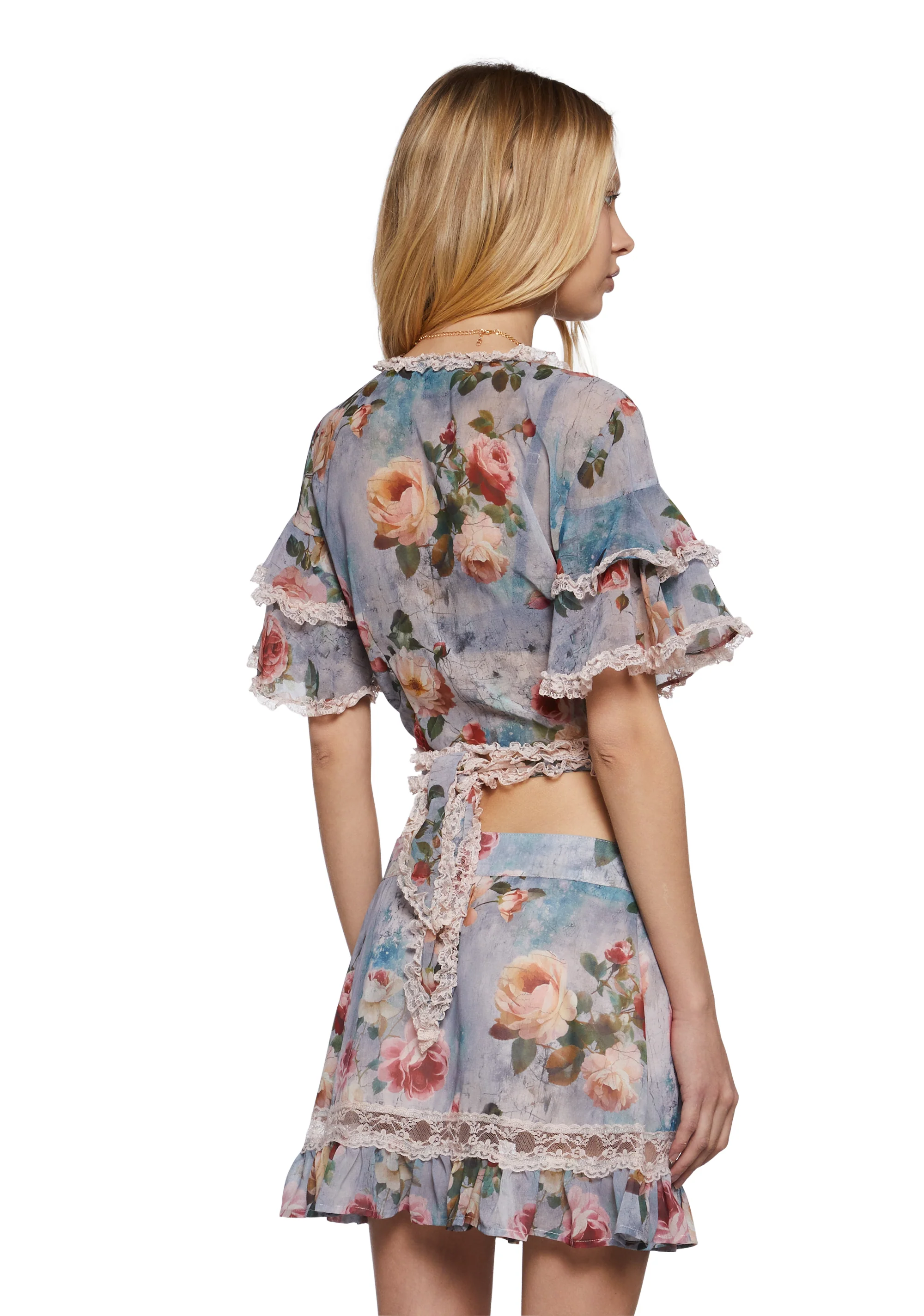 Springtime Seductions Ruffled Blouse - Image 4