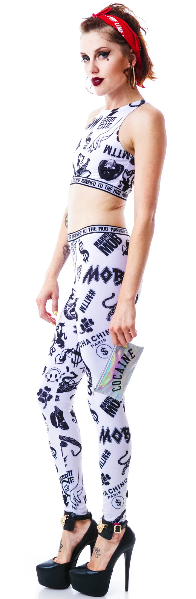 St Marks Crop Top - White - Image 6