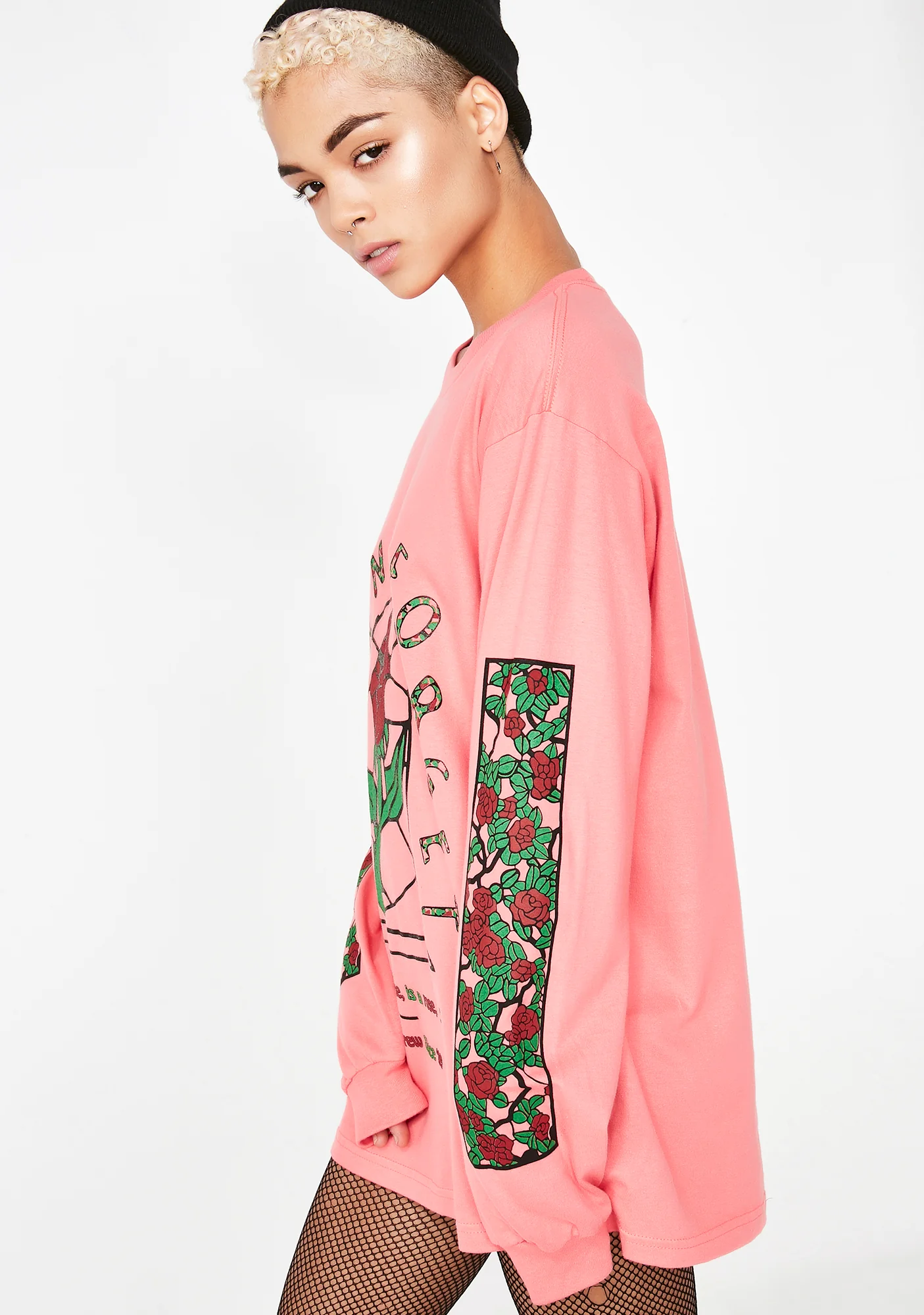 Stained Roses Long Sleeve Tee - Image 2