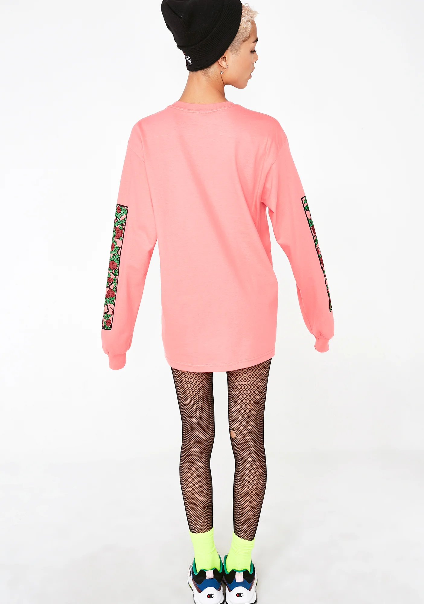 Stained Roses Long Sleeve Tee - Image 4