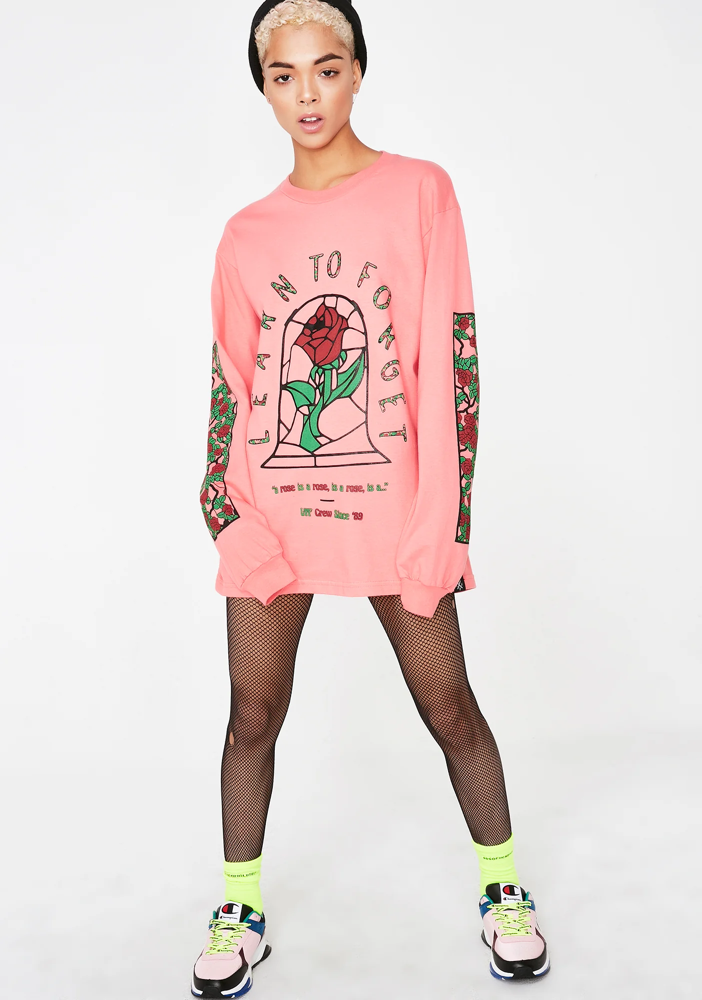 Stained Roses Long Sleeve Tee - Image 5