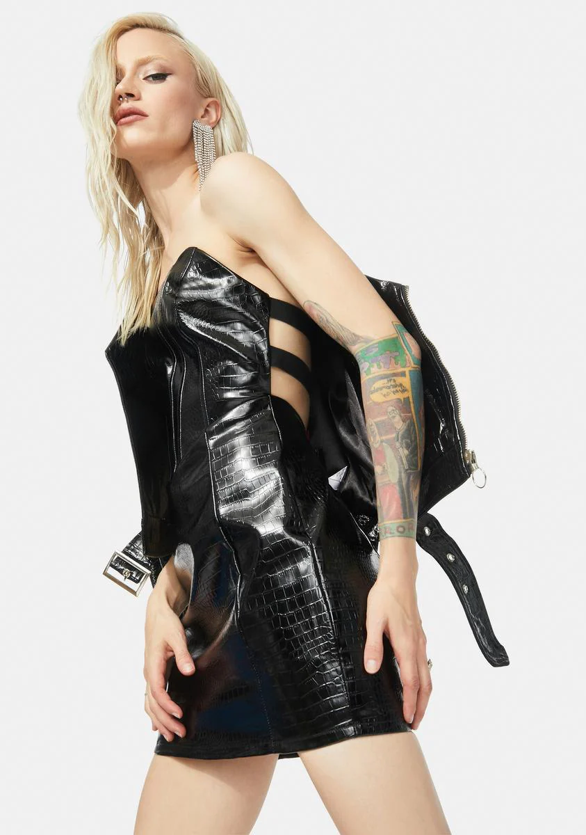 Stand Still Strapless Mini Dress - Image 2