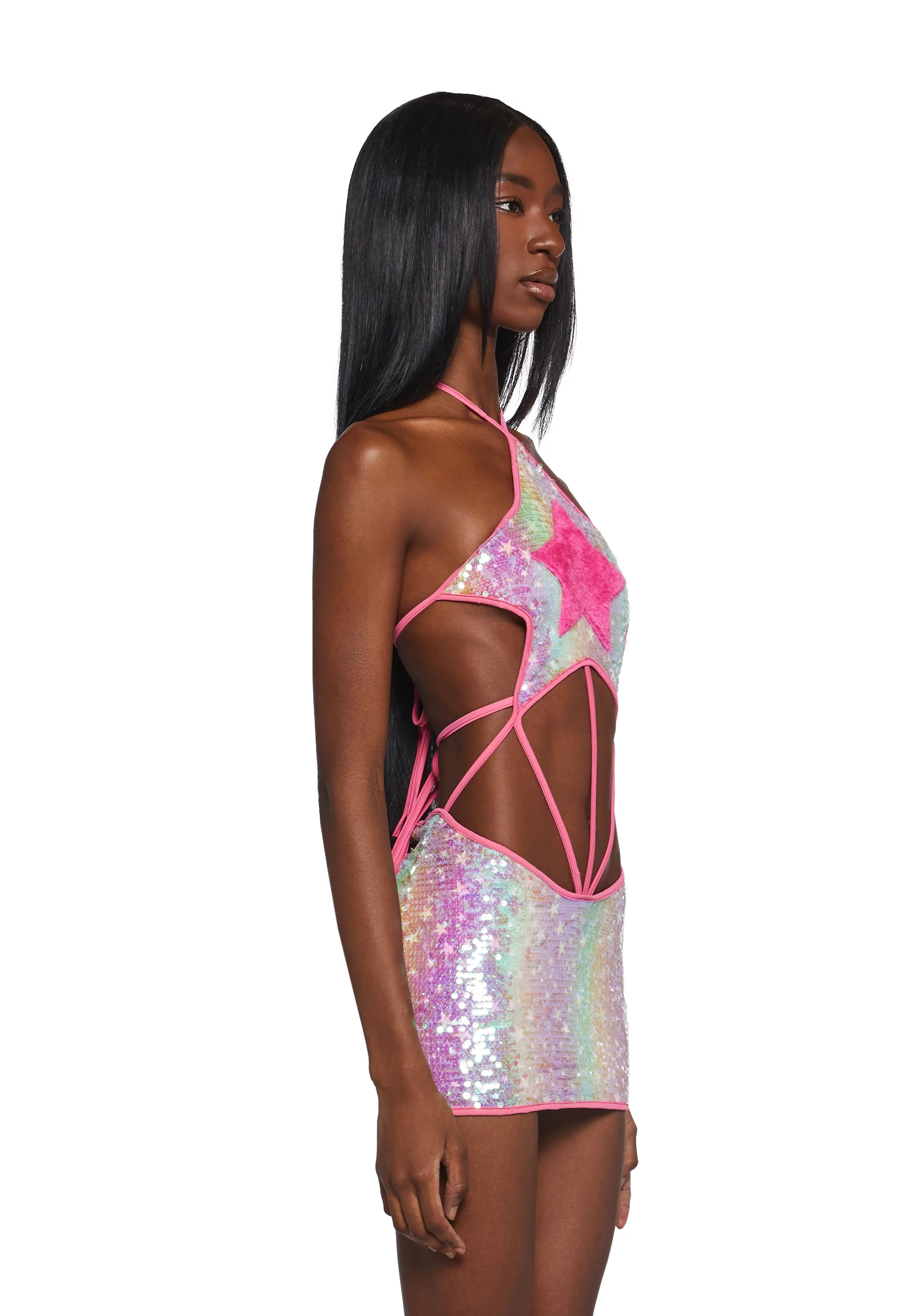 Carnival Starscape Halter Dress - Image 3