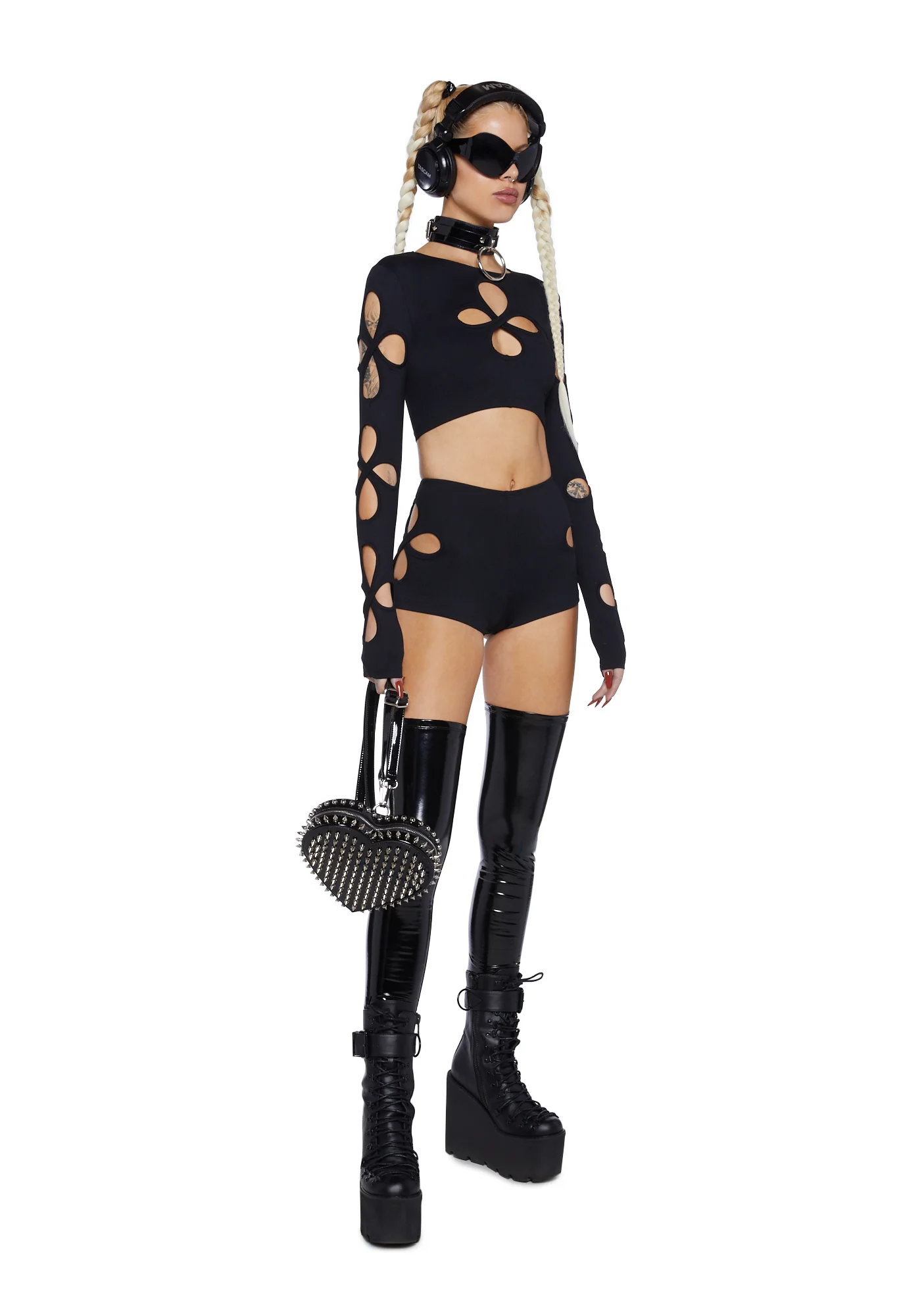 Star Child Cut-Out Shorts - Image 2