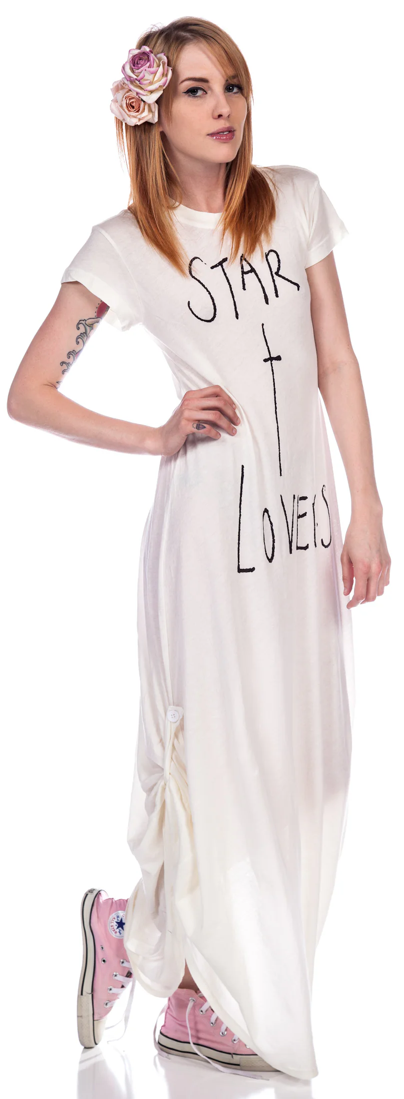 Star Crossed Lovers Grunge T Dress - Image 4