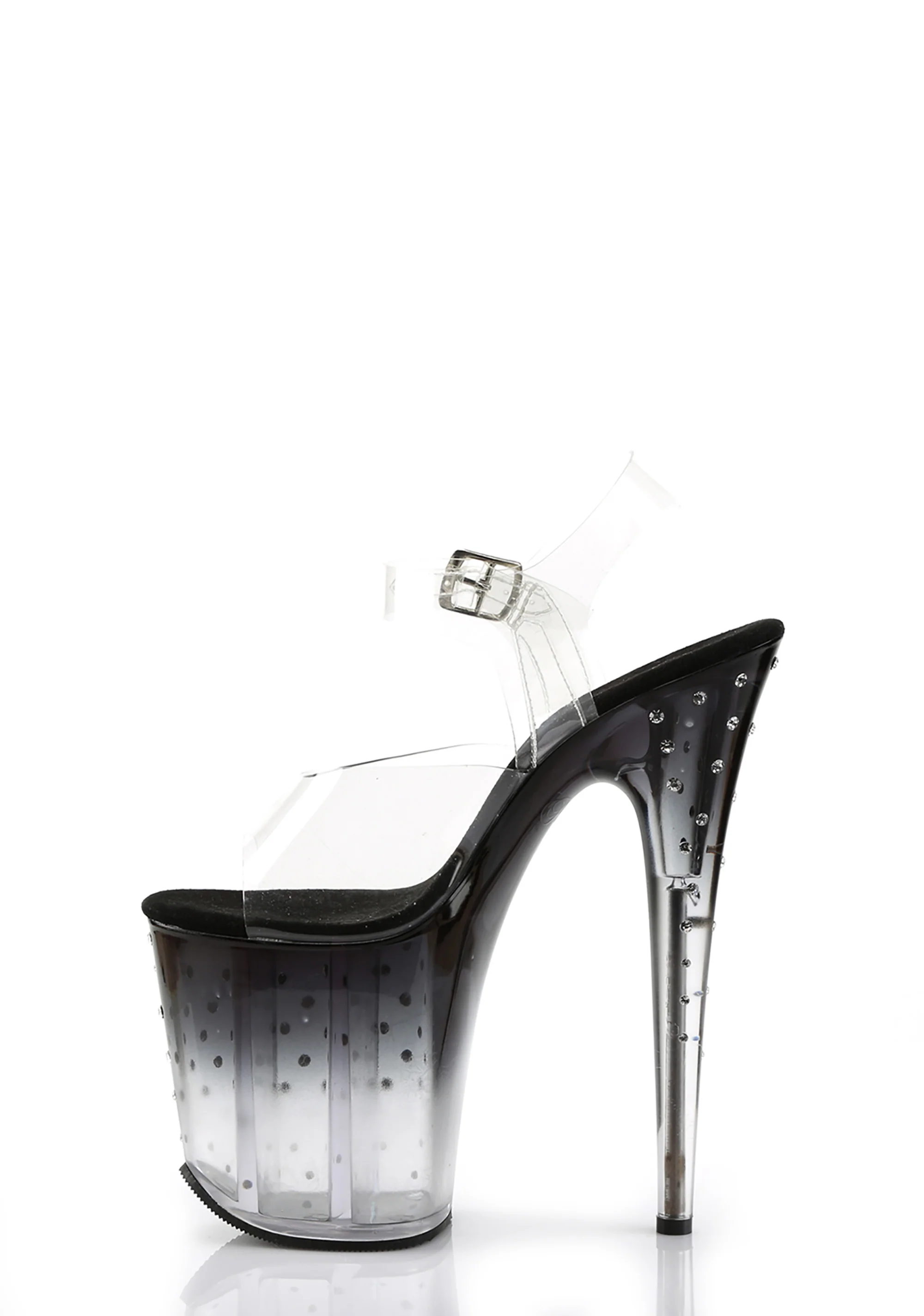 Stardust-808T Platform Ankle Strap Sandals-Smoke - Image 2