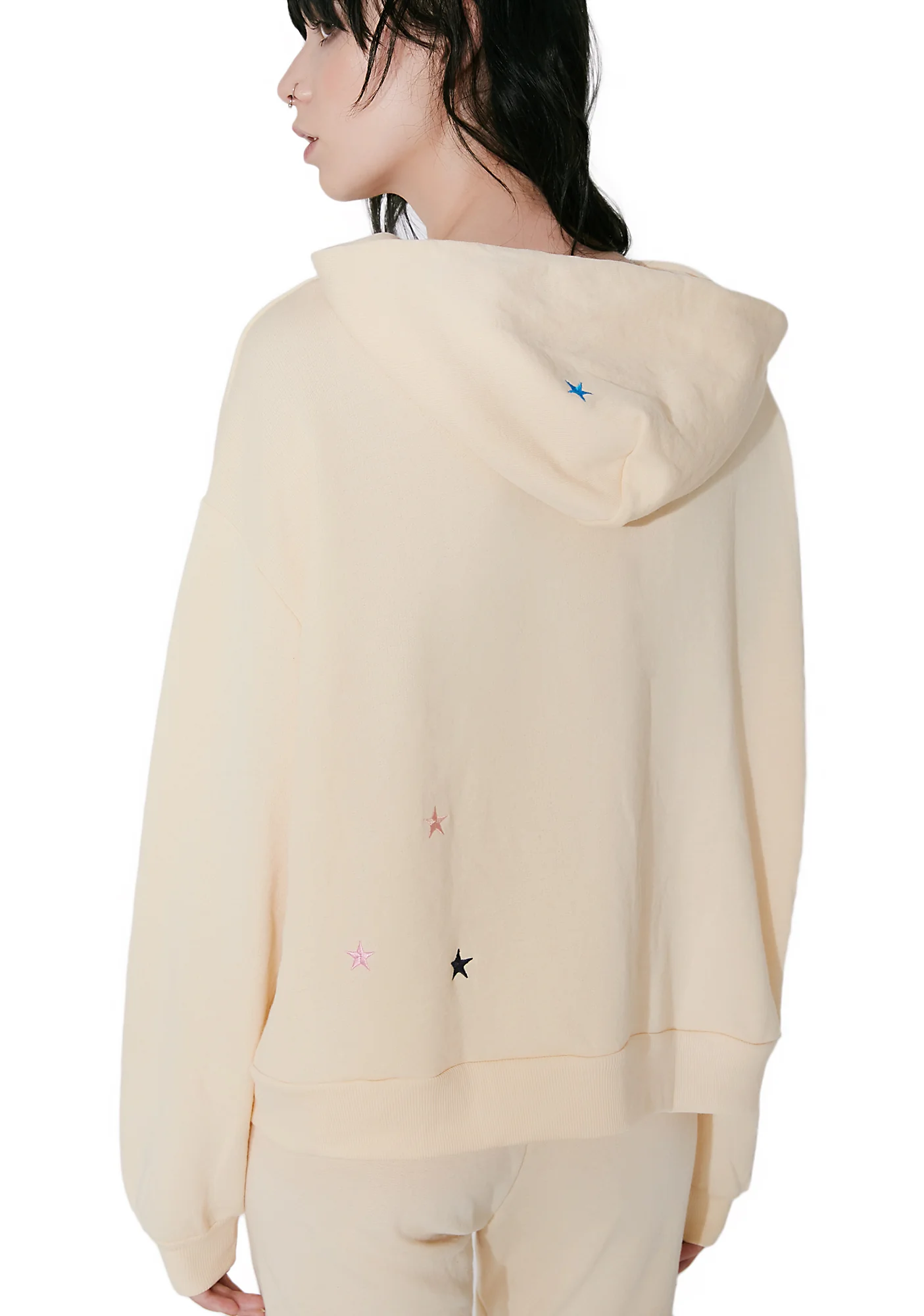 Starlet Embroidery Zip Hoodie - Image 4