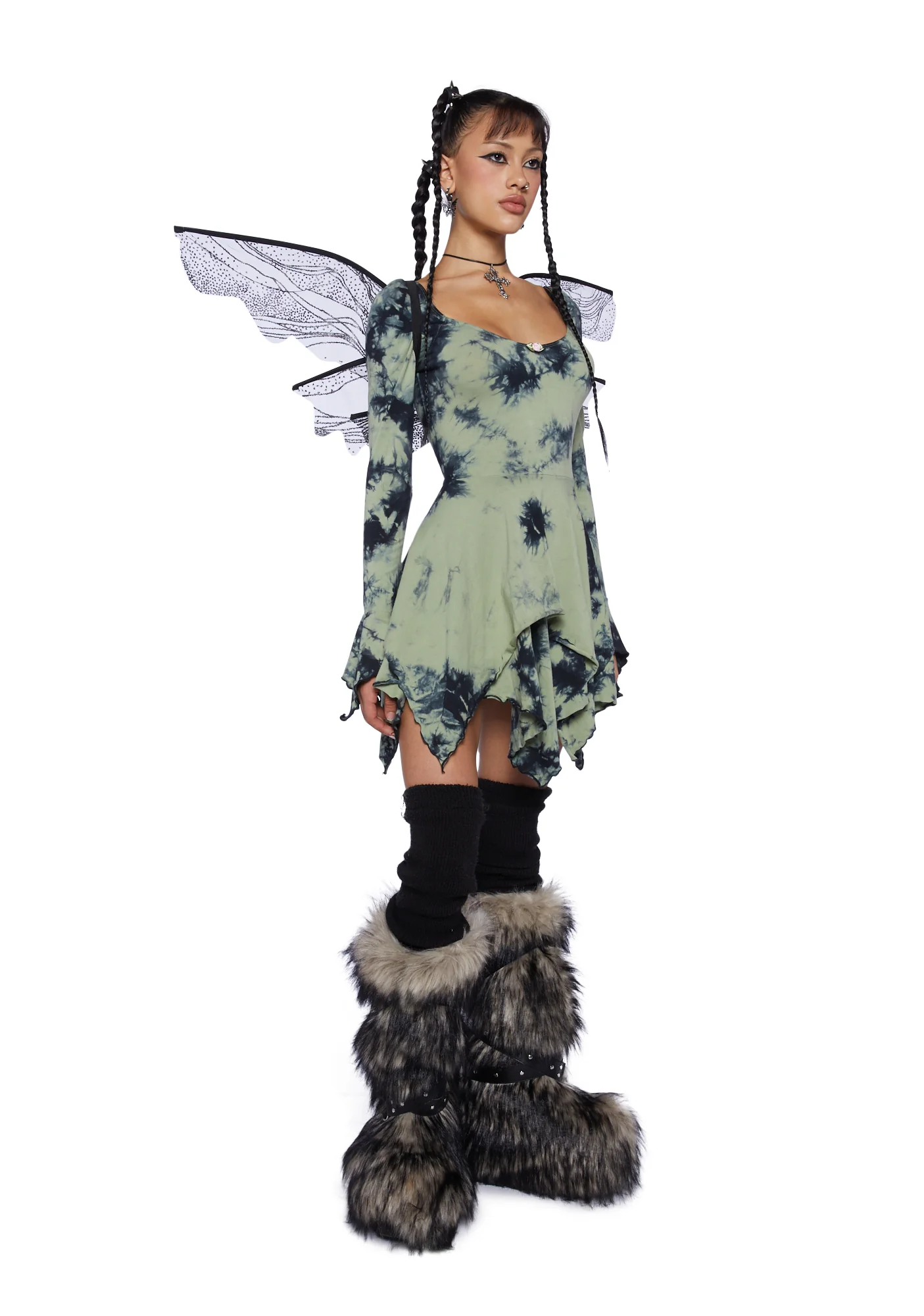 Starlight Flutter Mini Dress - Image 3