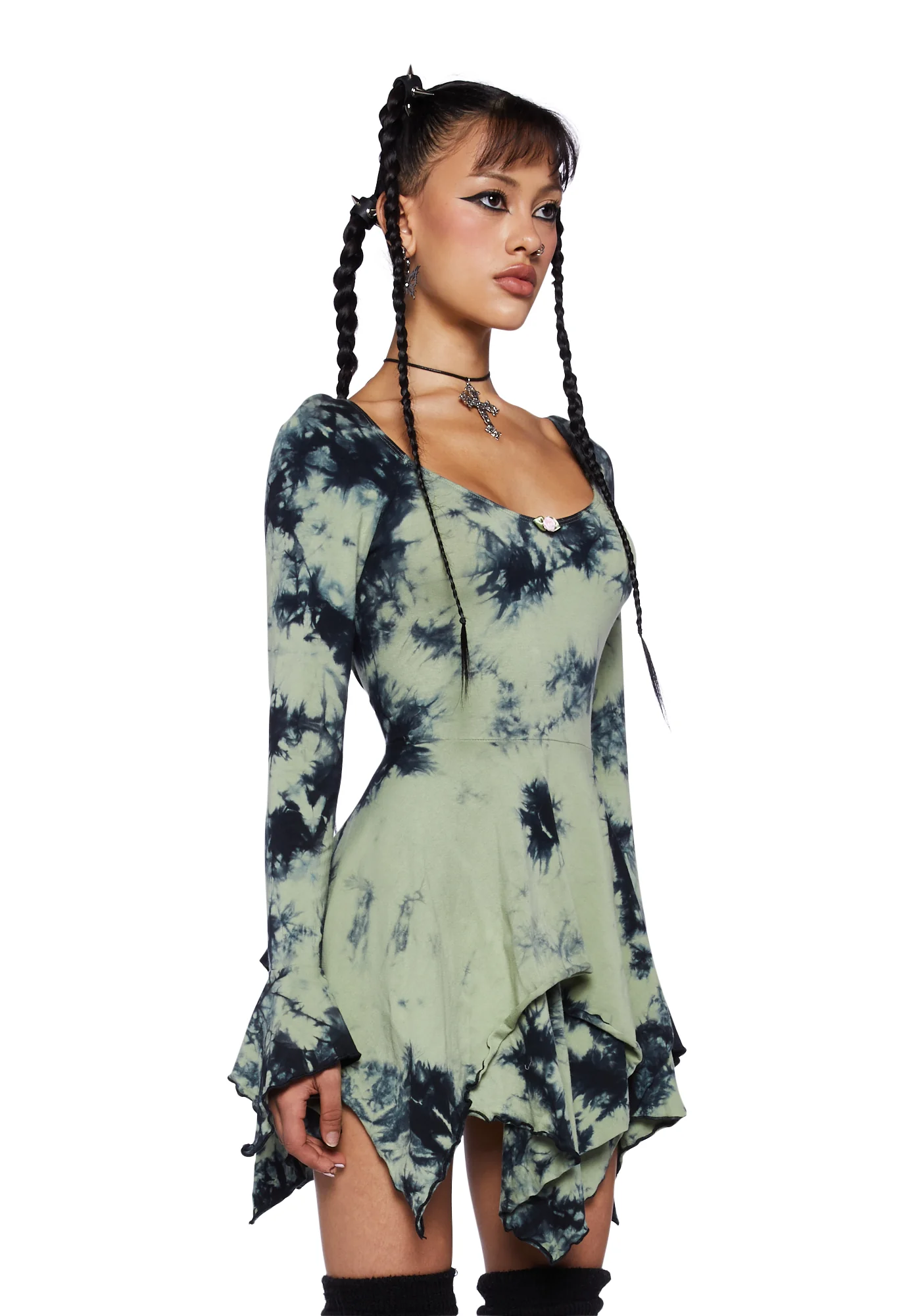 Starlight Flutter Mini Dress - Image 5