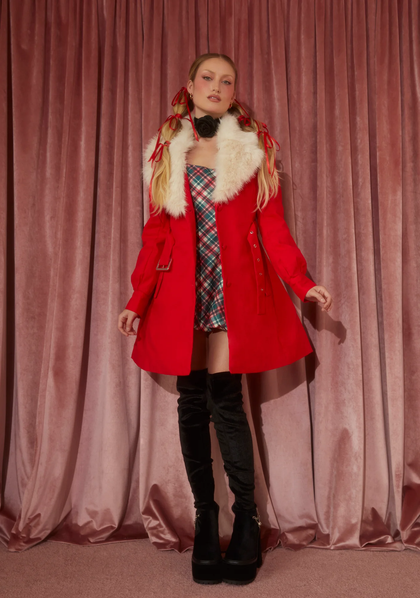Starry Delight Twill Coat - Image 7