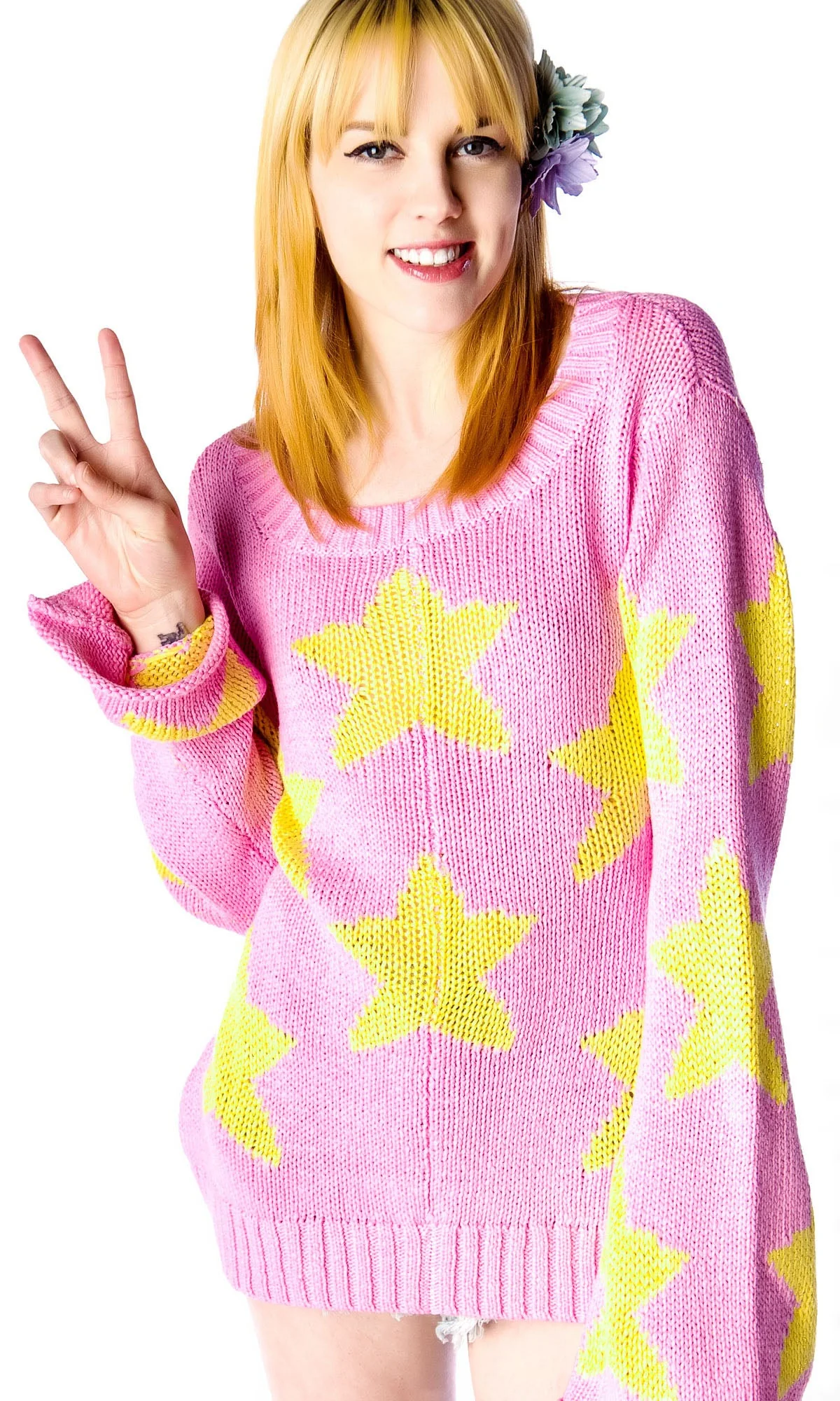 Starry Eyed Favorite Sweater - Pink - Image 10