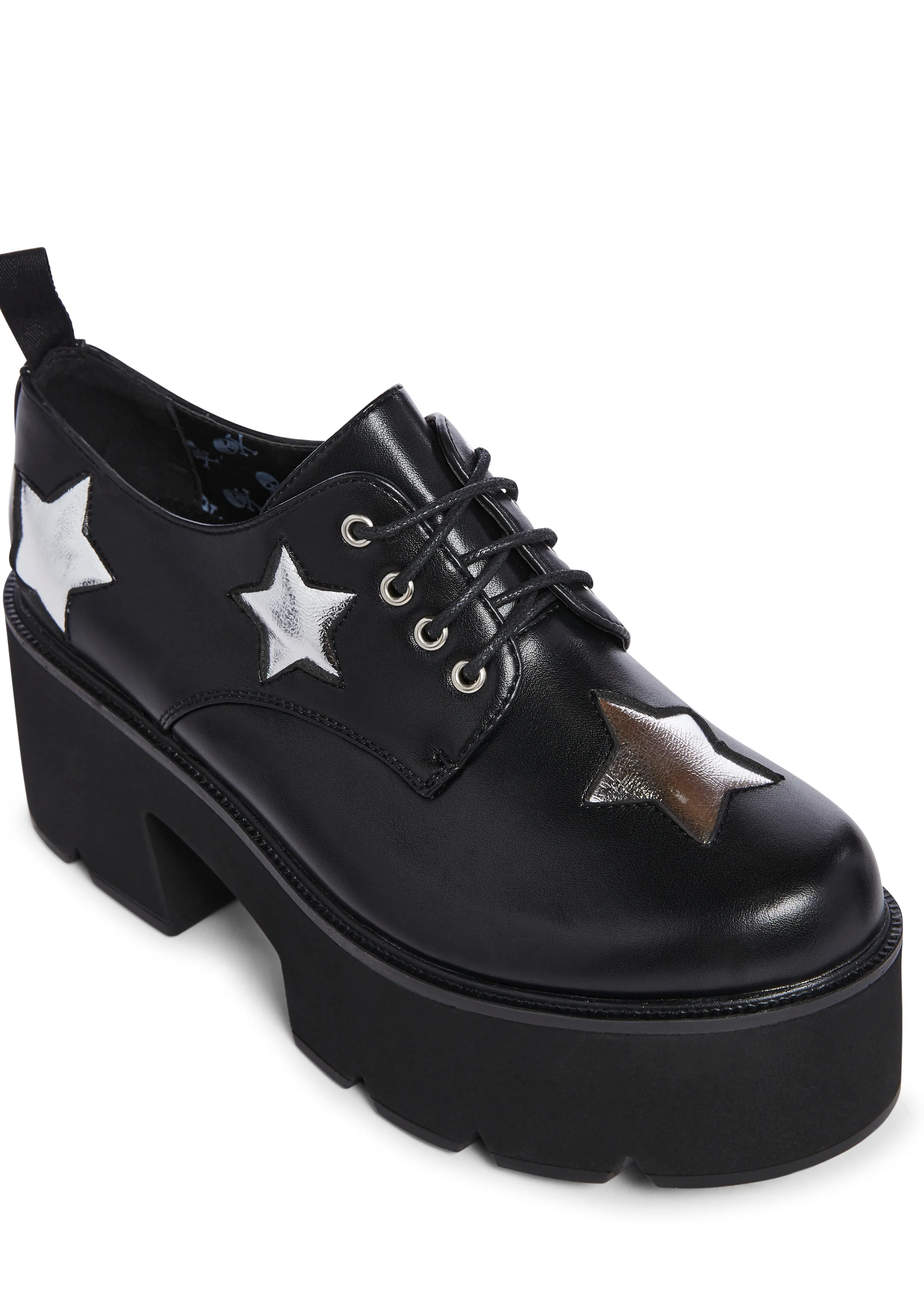 Starry Skies Platform Oxfords - Black - Image 2