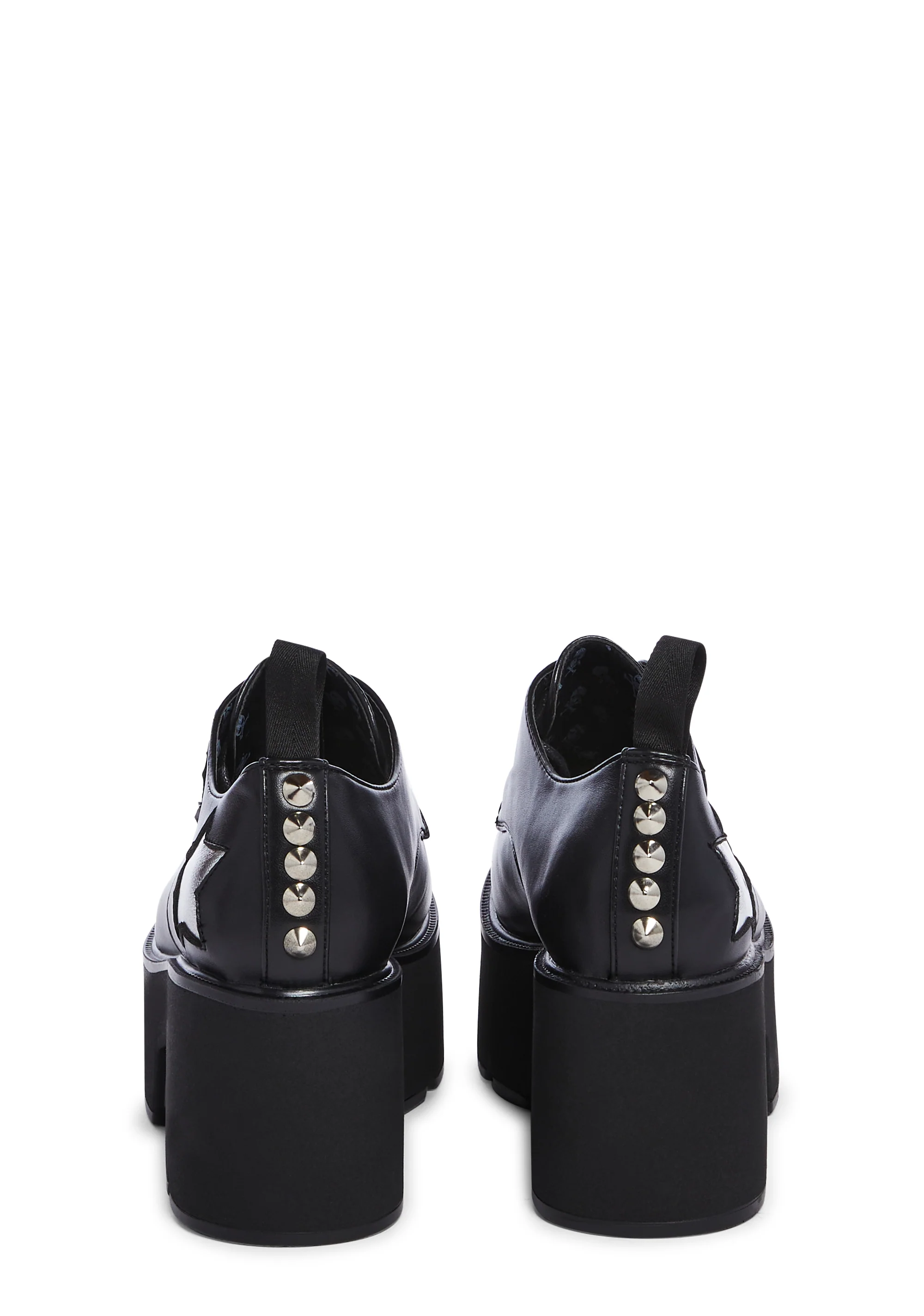 Starry Skies Platform Oxfords - Black - Image 4