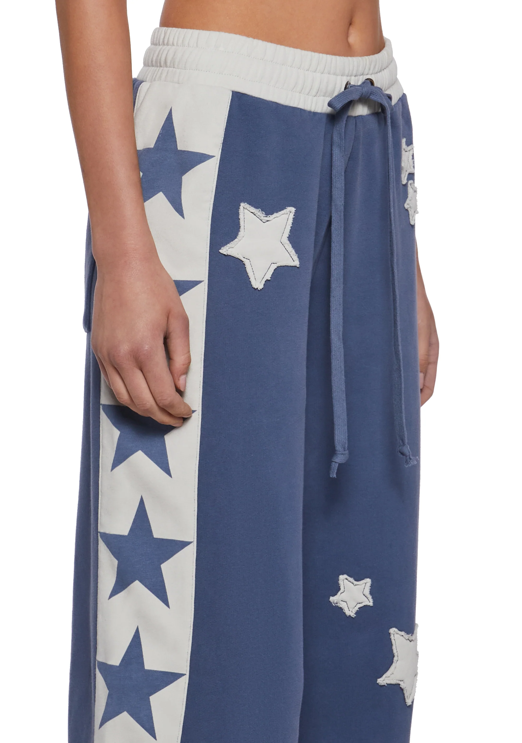 Starry Wide Leg Joggers - Image 5