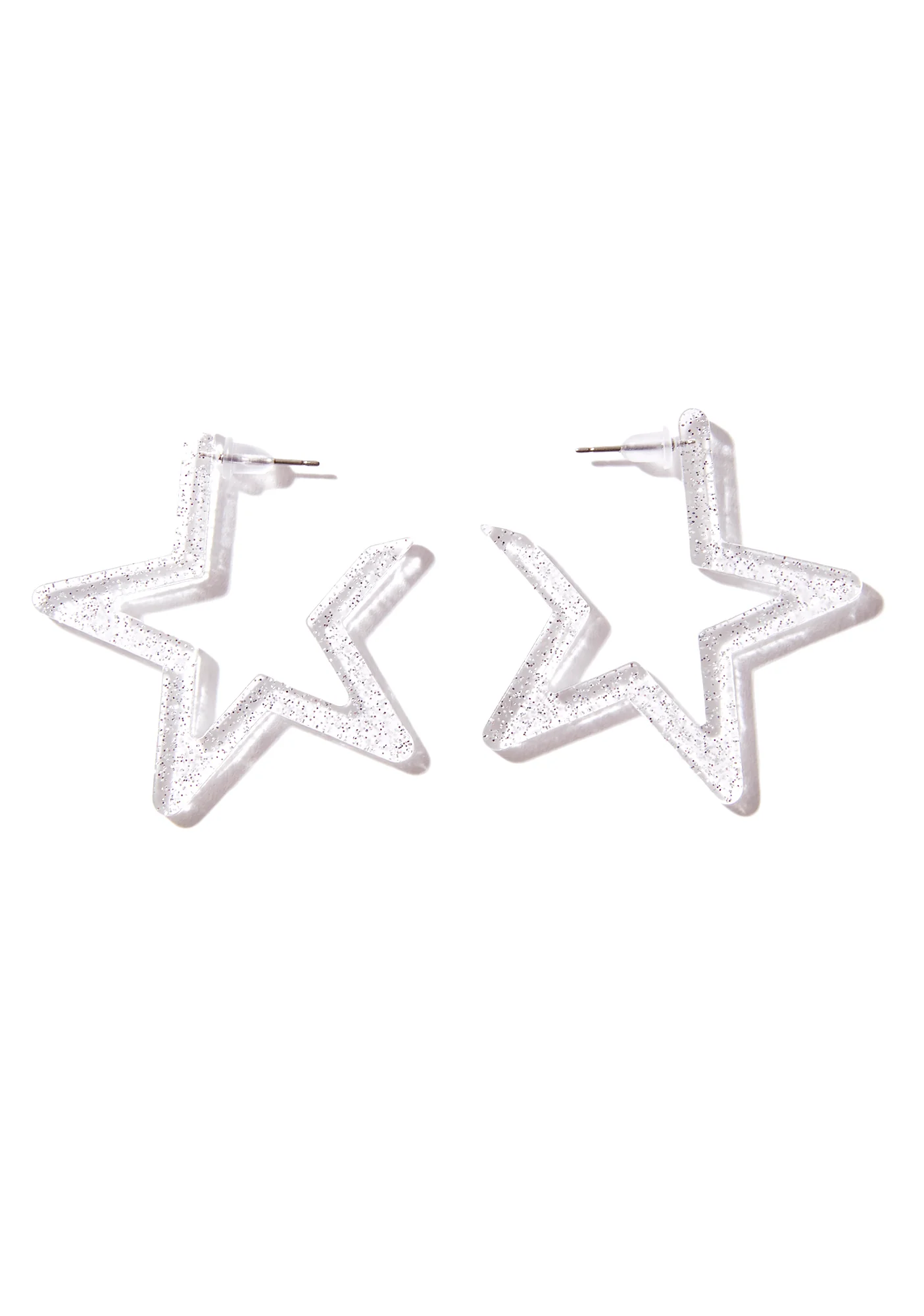 Starz In Your Eyes Hoop Earrings - Image 2