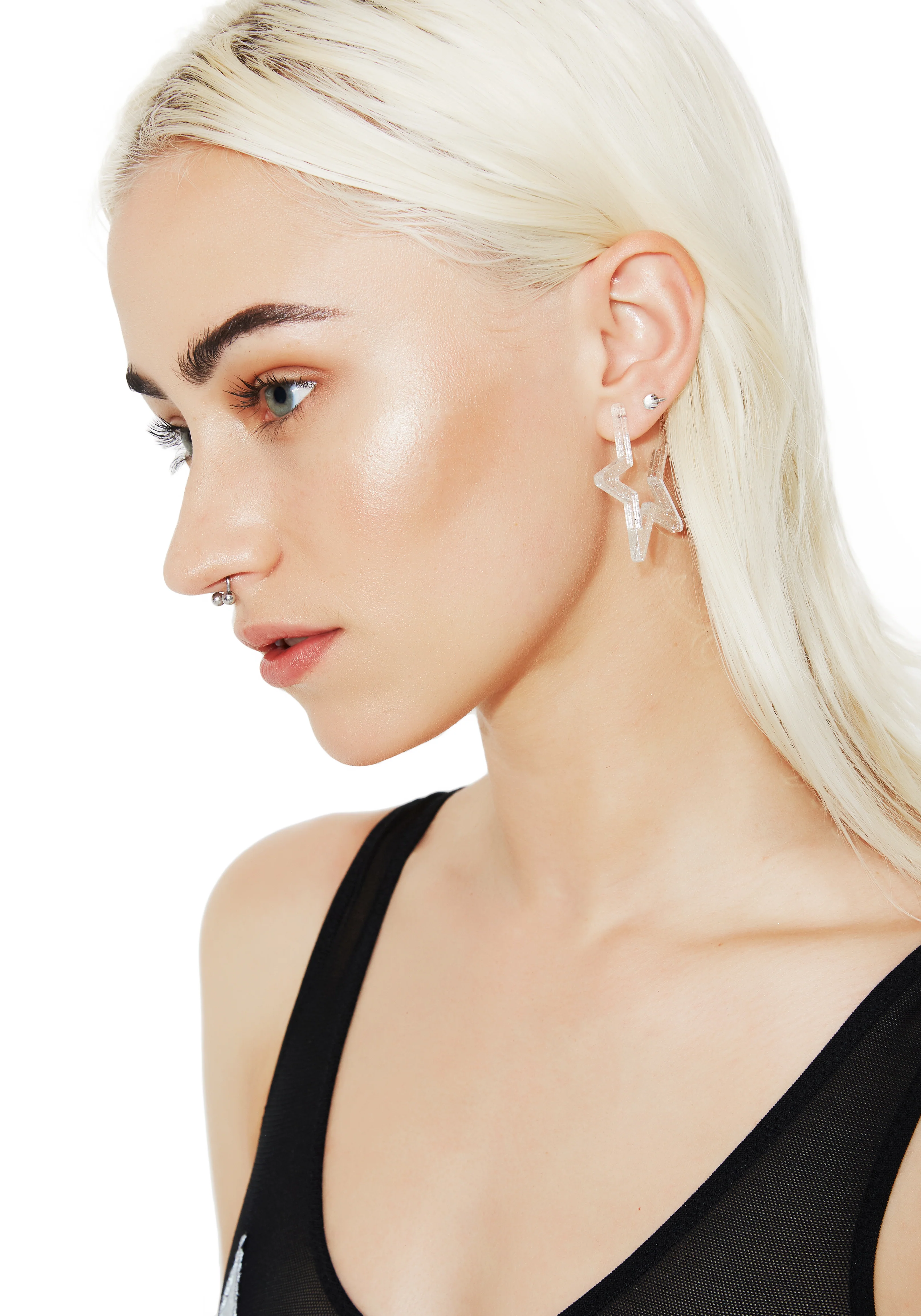 Starz In Your Eyes Hoop Earrings - Image 4