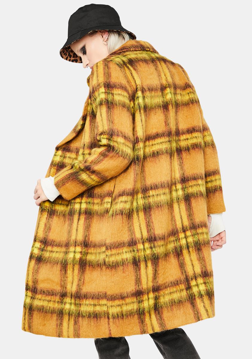 State Of Grace Plaid Coat - Image 4