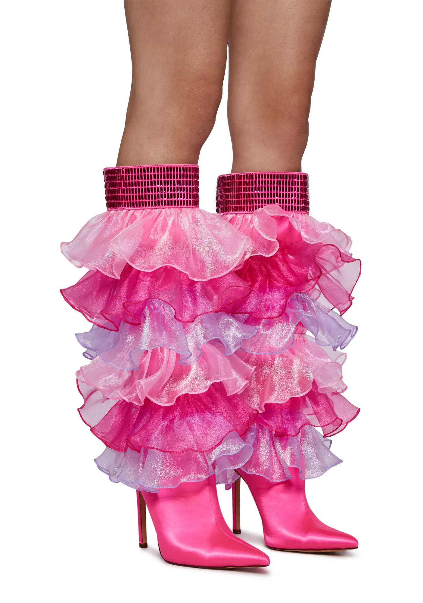 Statement Ruffle Boots - Image 3