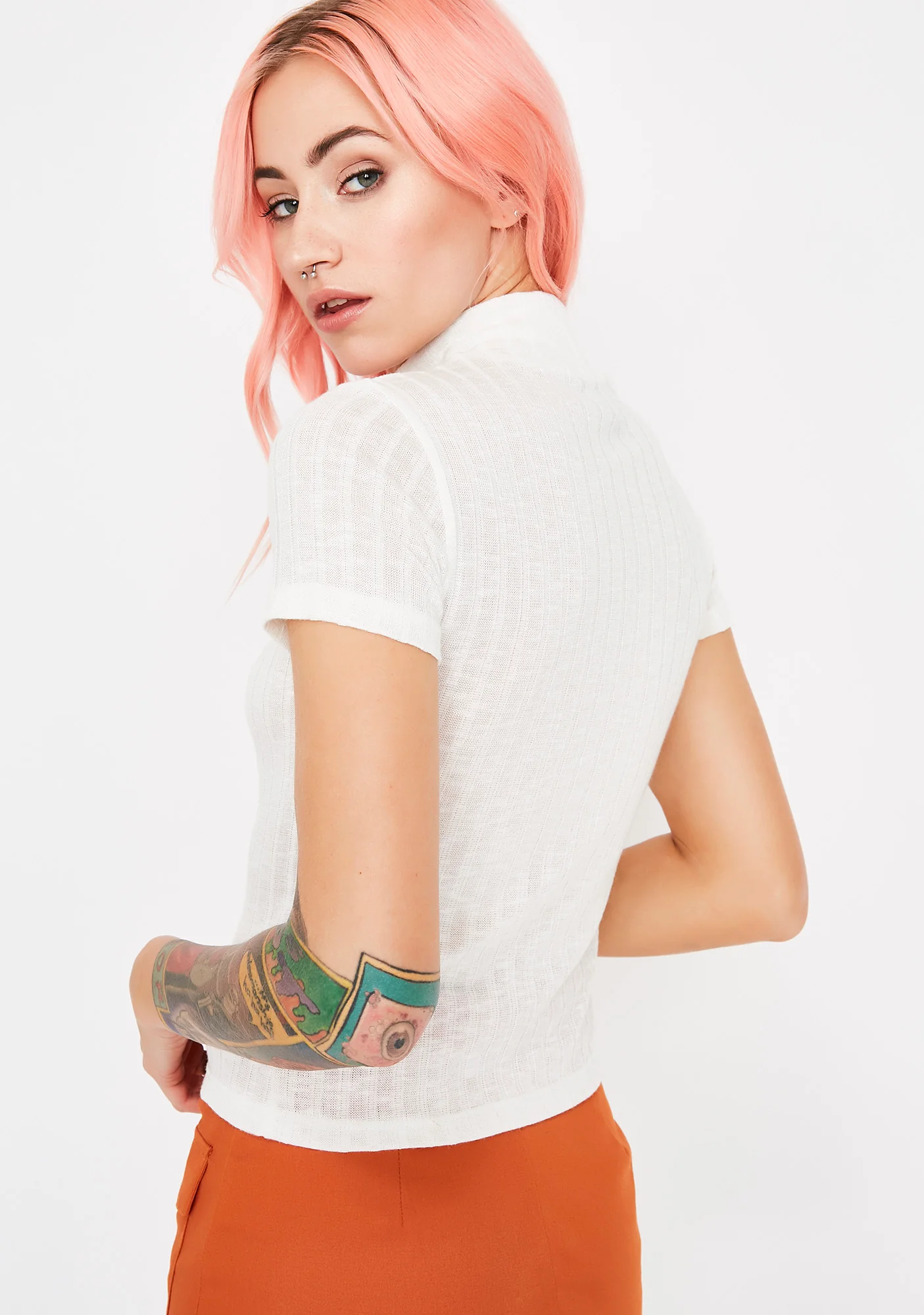 Stay Focused Ribbed Top - Image 4