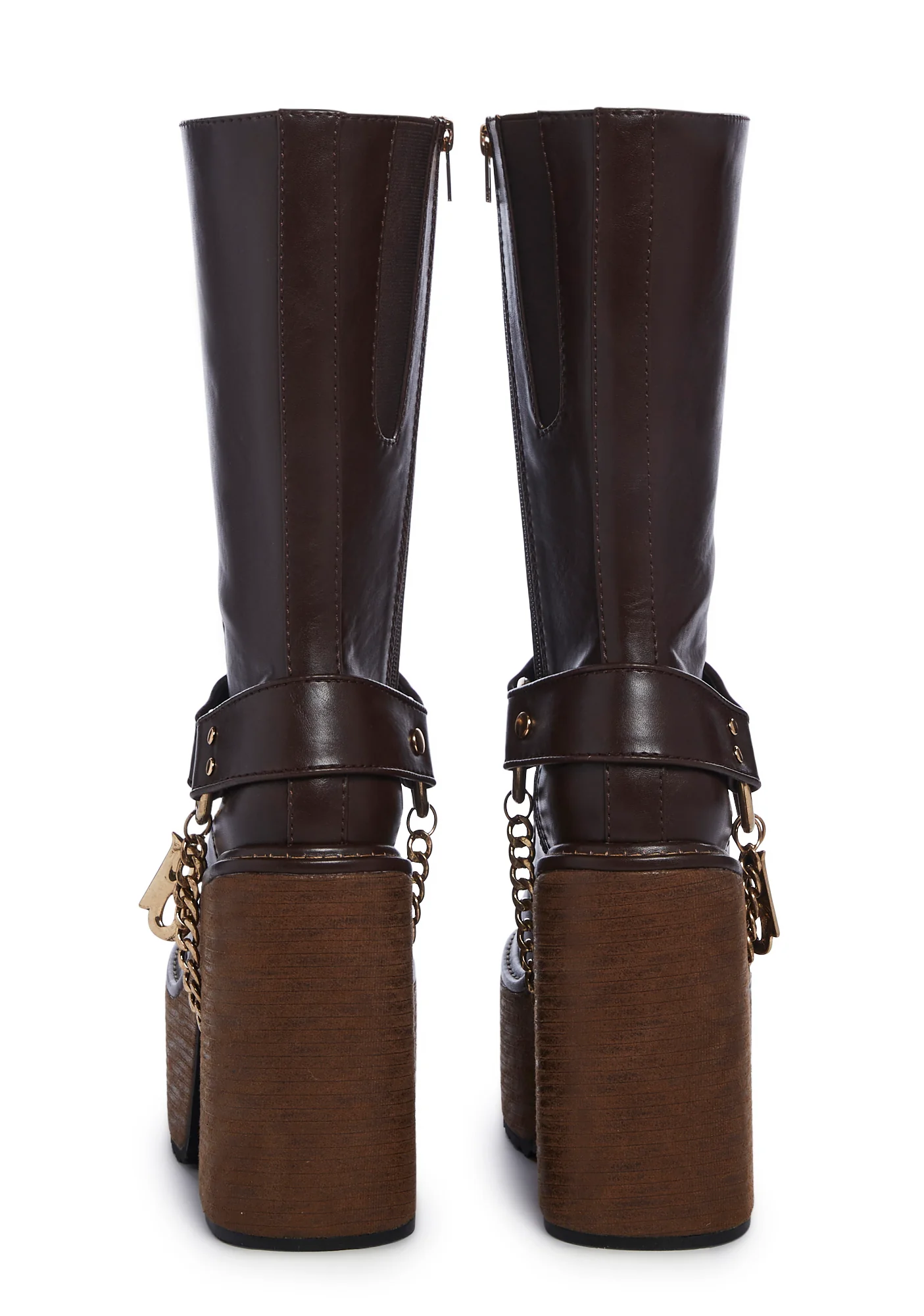 Stay Pressed Platform Boots - Image 4
