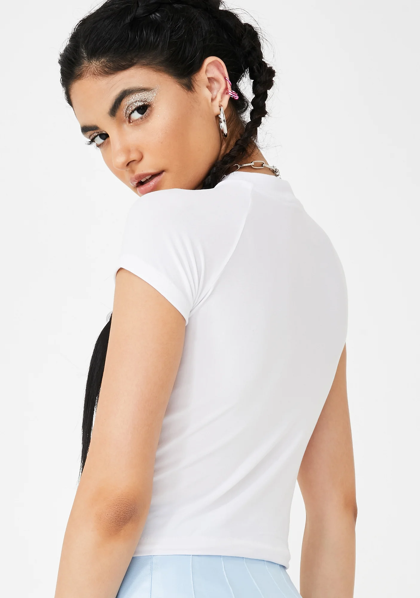 Stay Protected Baby Tee - Image 4