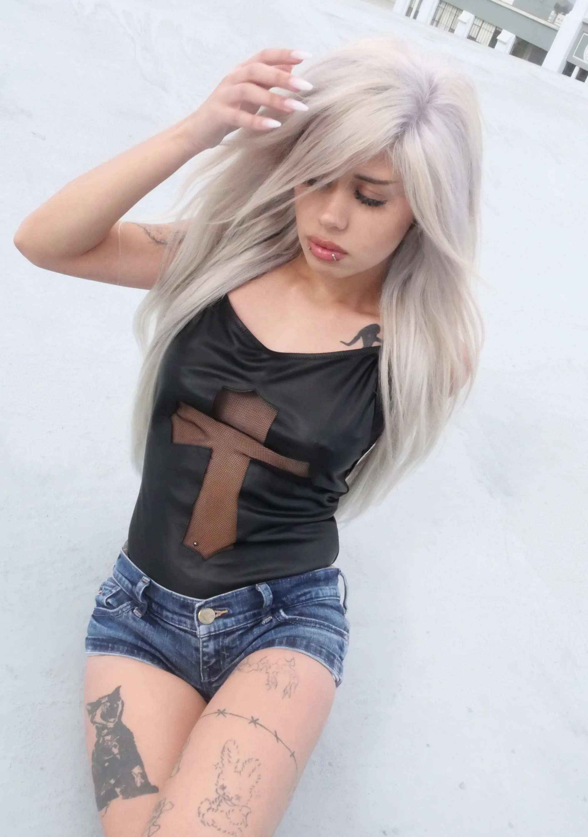 Steel And Ice One Piece Swimsuit - Image 6