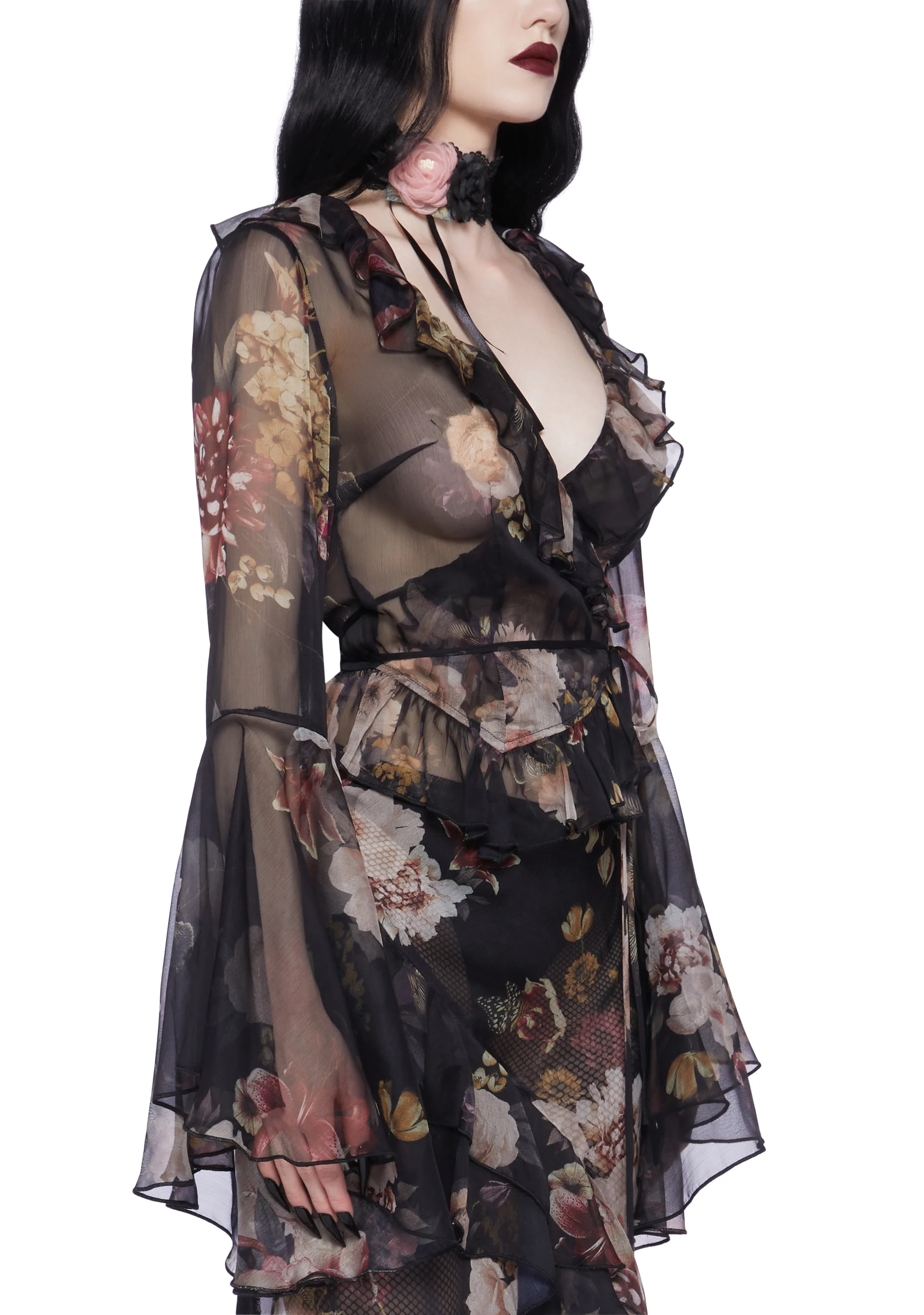 Still Missed Wrap Top - Image 5