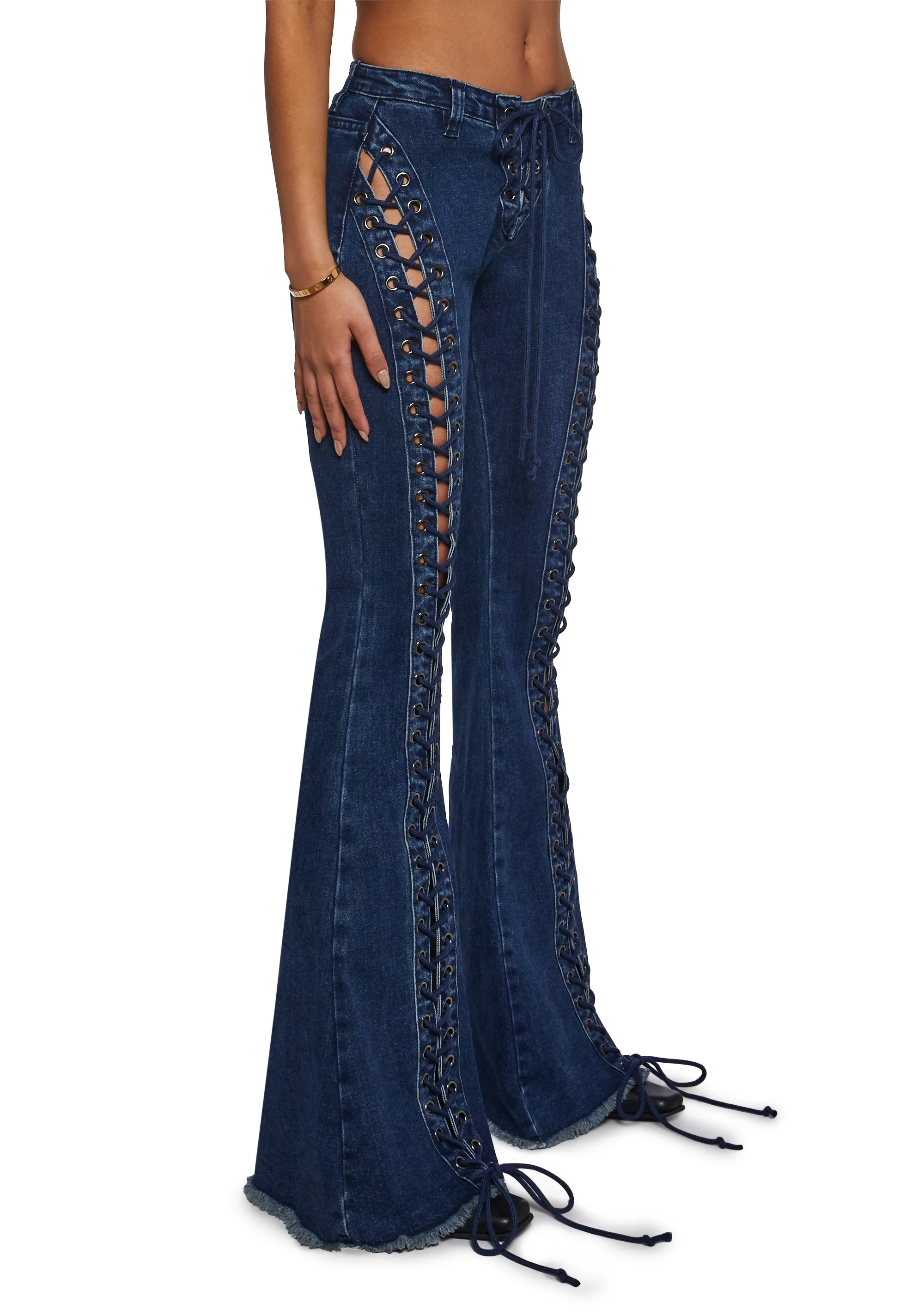 Wild Wanderer Flare Jeans - Blue - Image 3