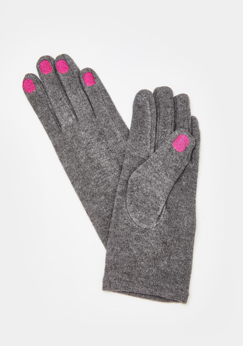Stoned Nails Before Males Knit Gloves - Image 2
