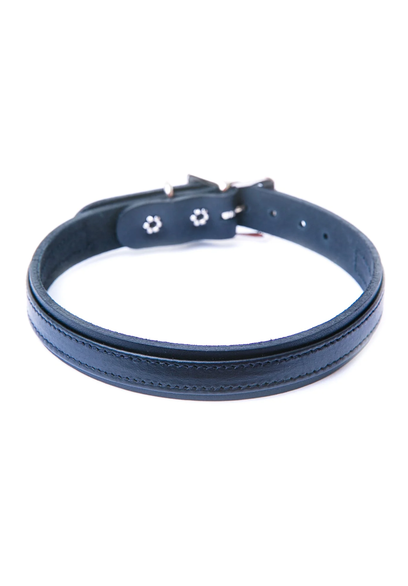 Strap Tease Leather Choker - Purple - Image 11