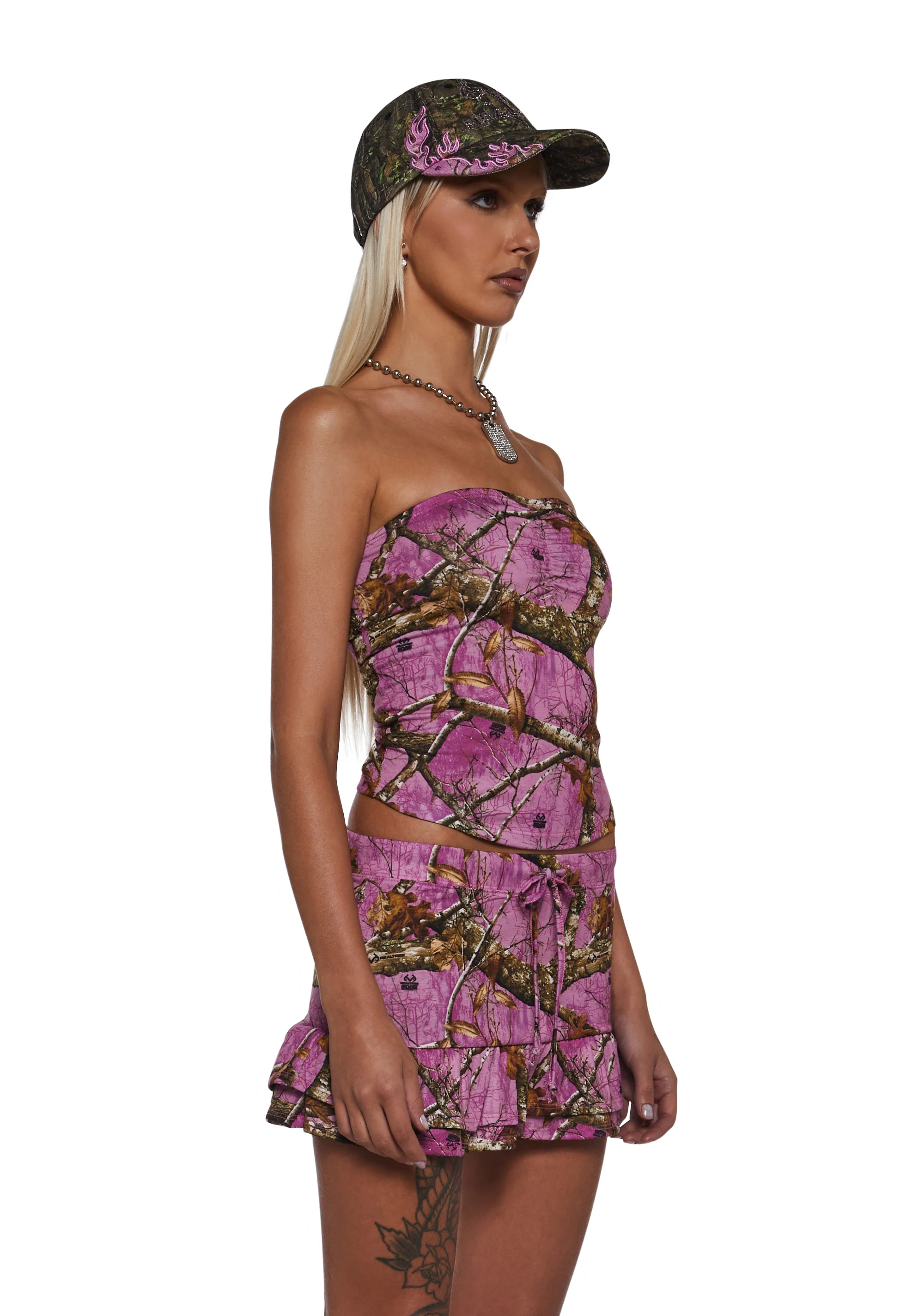 Strapless Camo Top - Image 3