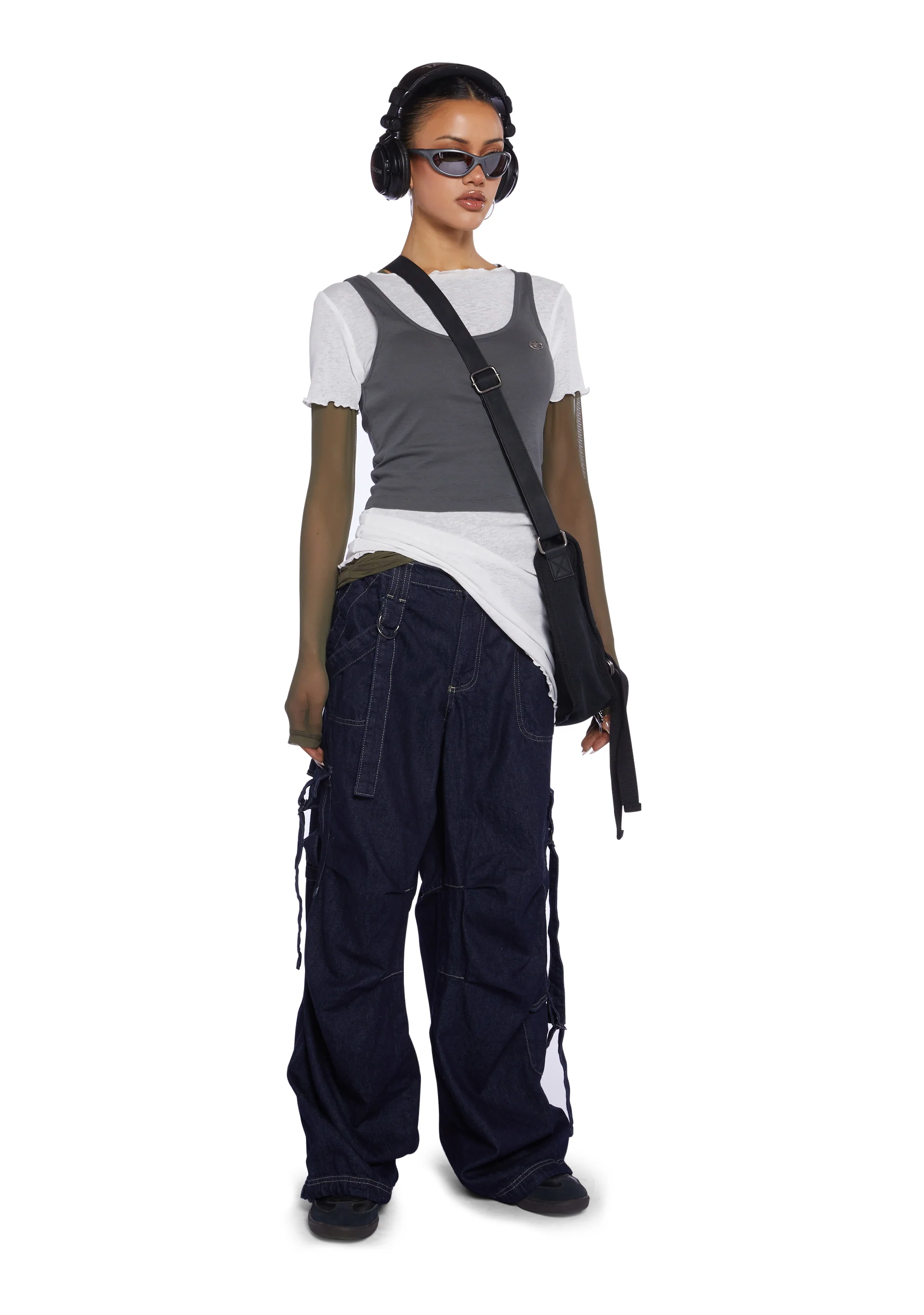 Strappy Cargo Jeans - Image 2