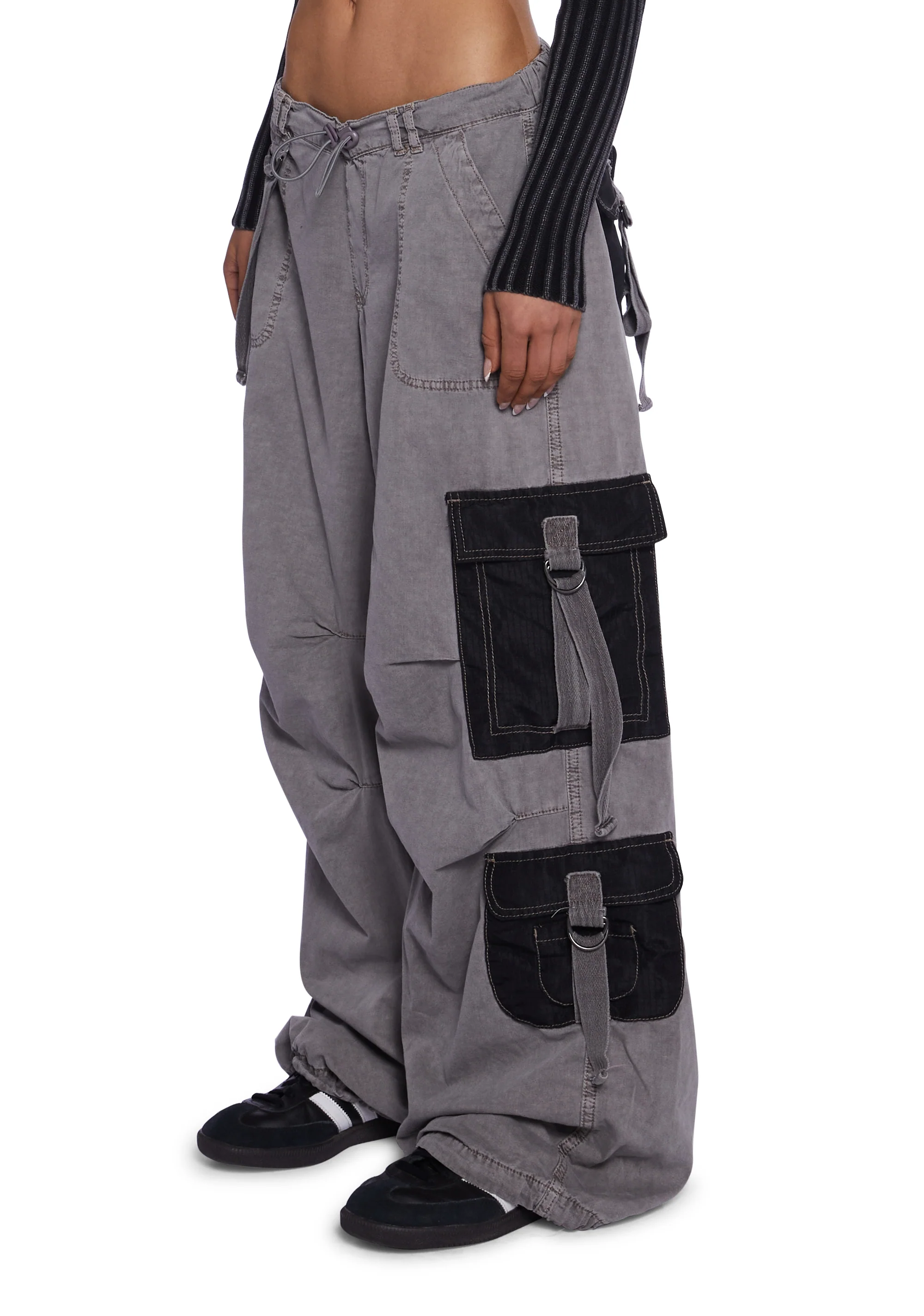 Strappy Cargo Mix Pants - Image 6