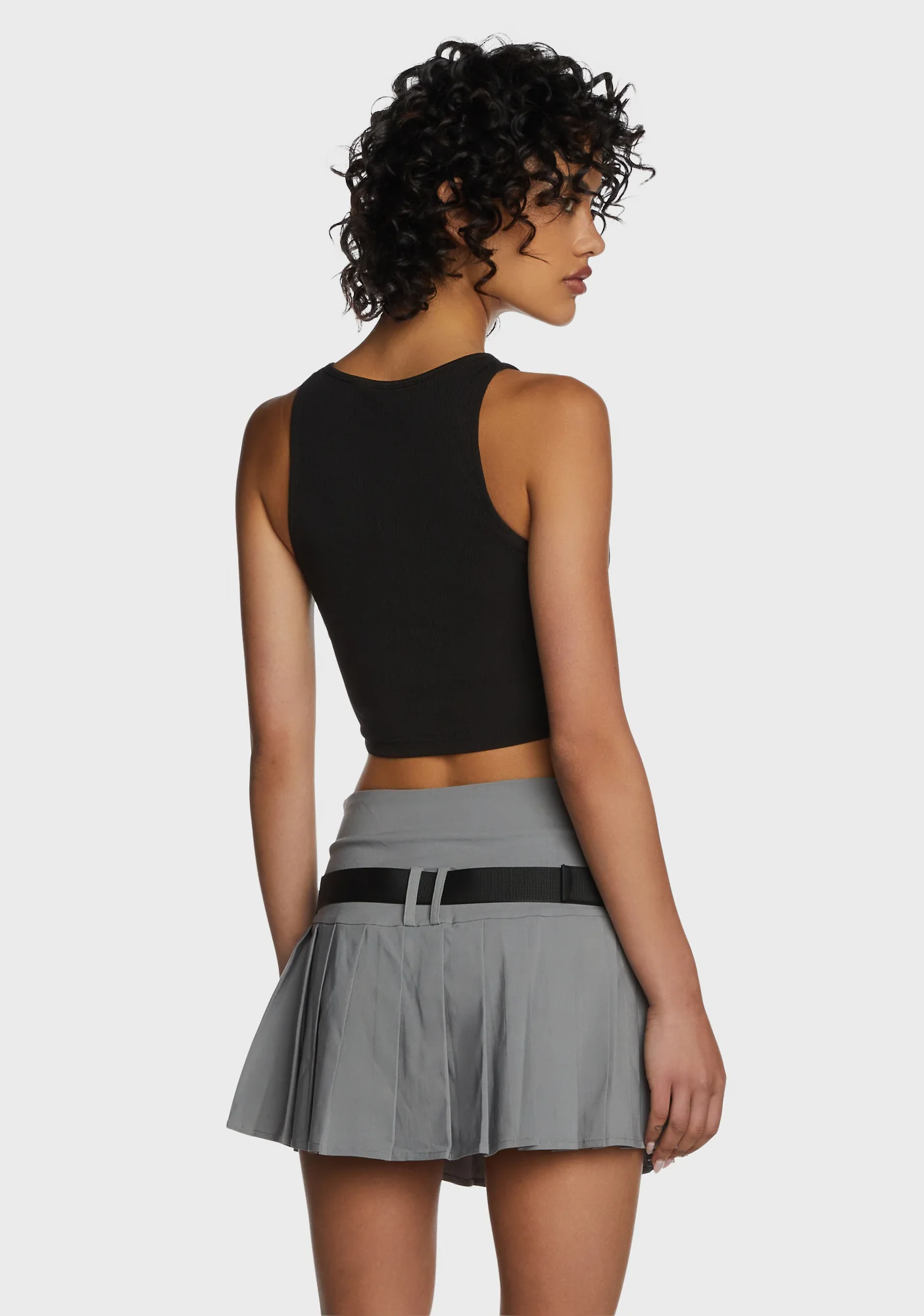 Street Aura Crop Top - Black - Image 5