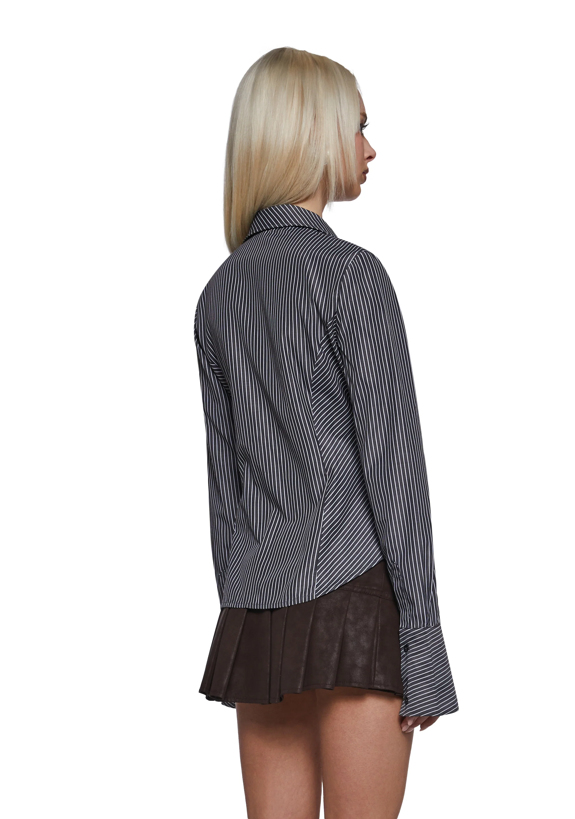 Pretty Trouble Poplin Blouse - Image 4
