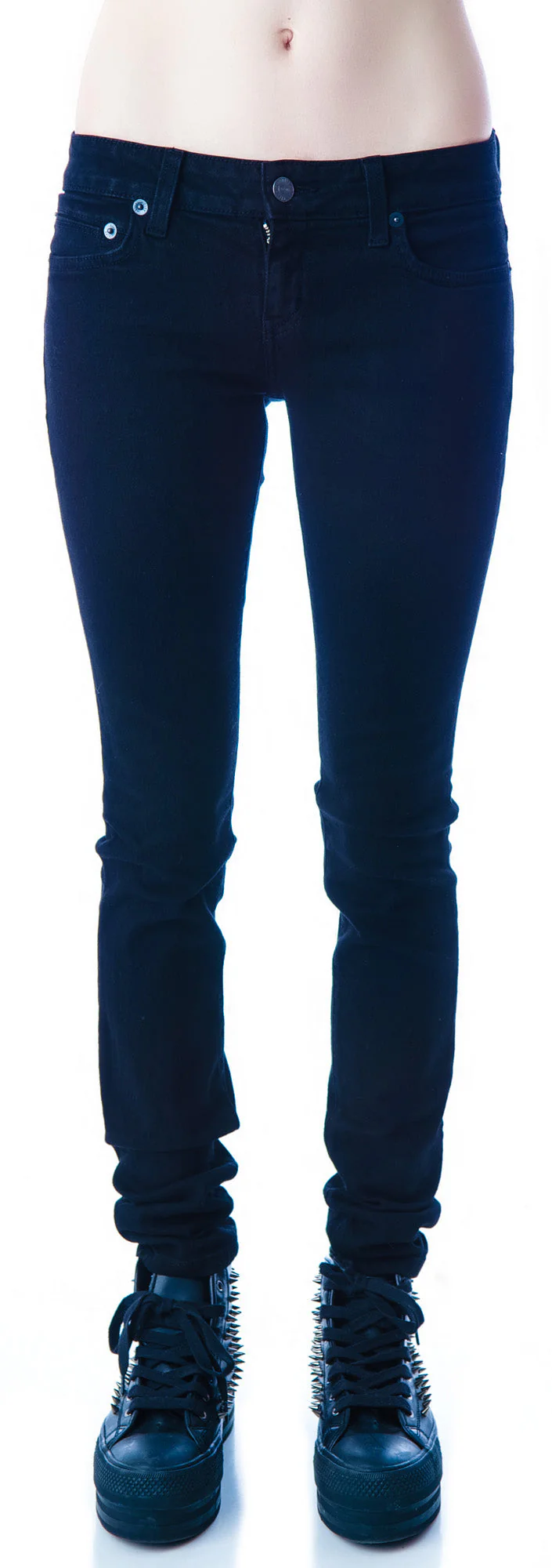 Stretch Twill Junkie Fit Jeans - Black - Image 10